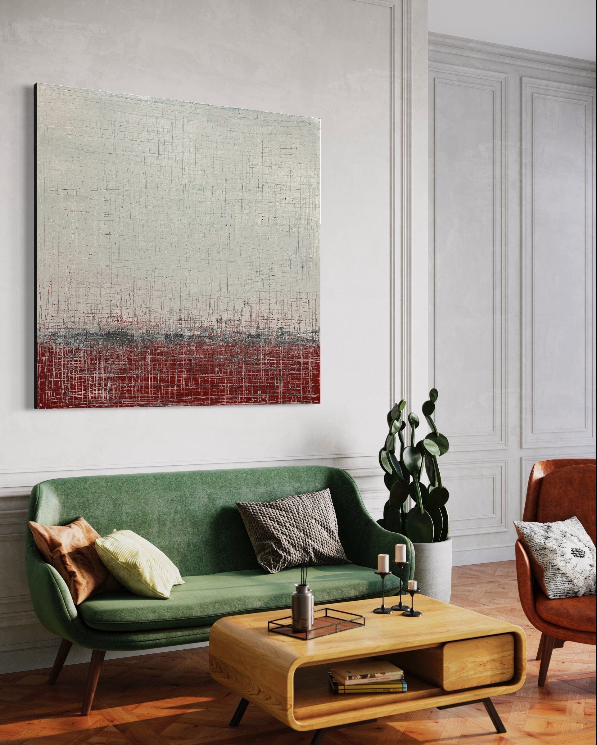 Robert Tillberg In A Rut | 48"x48"