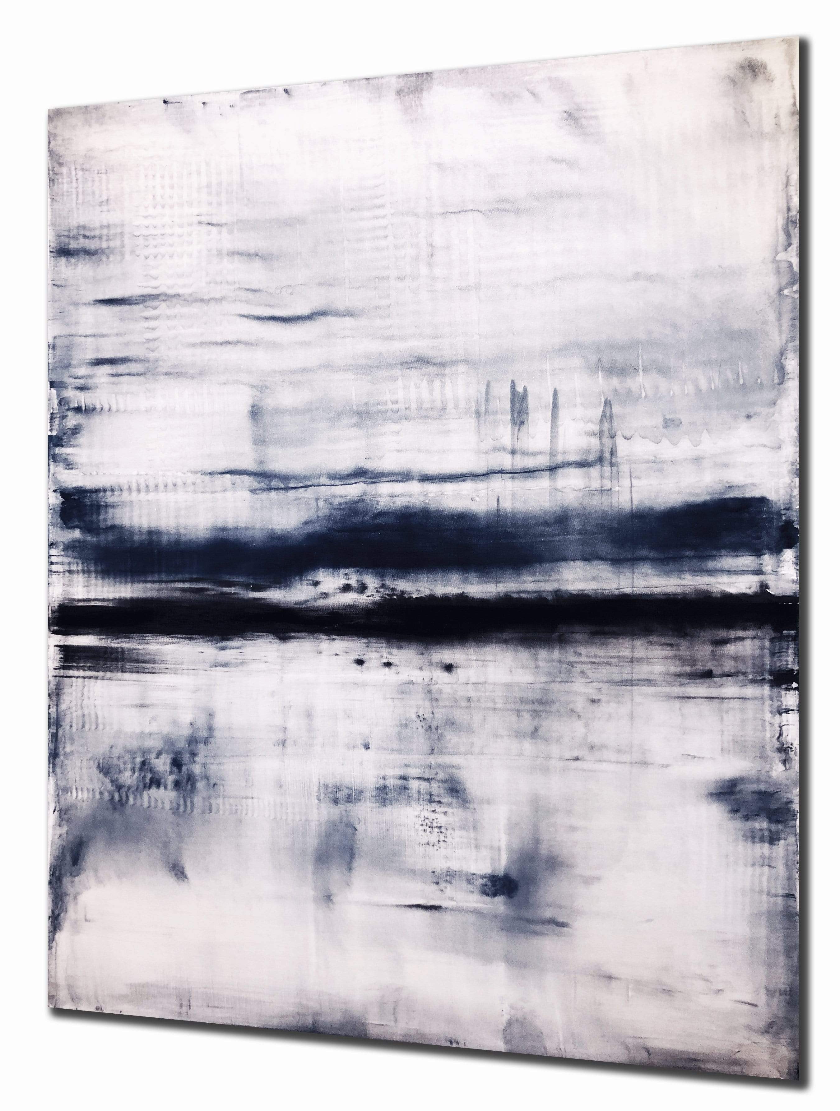 Robert Tillberg Lightly Black & Blued | 36"x48"