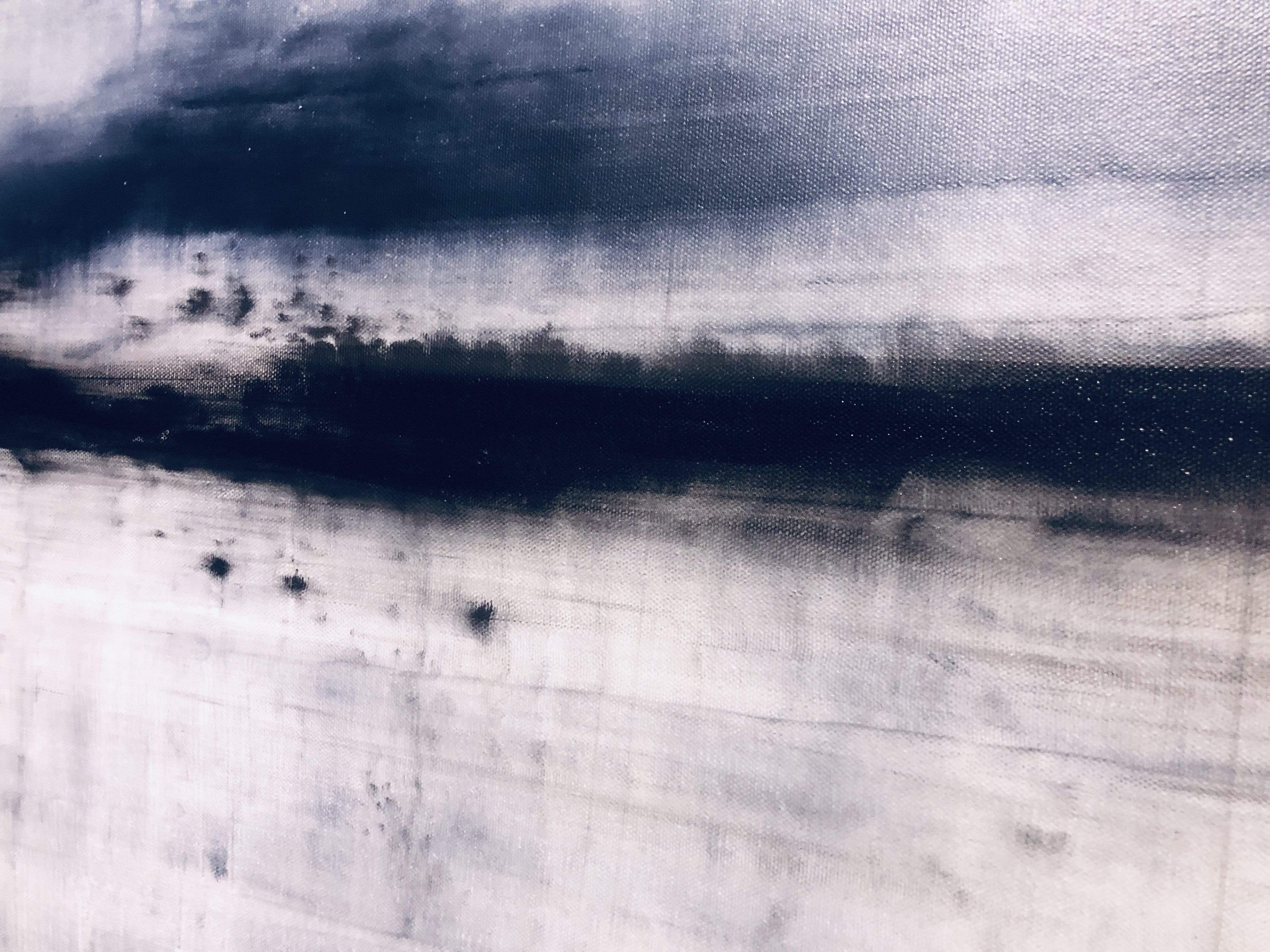 Robert Tillberg Lightly Black & Blued | 36"x48"