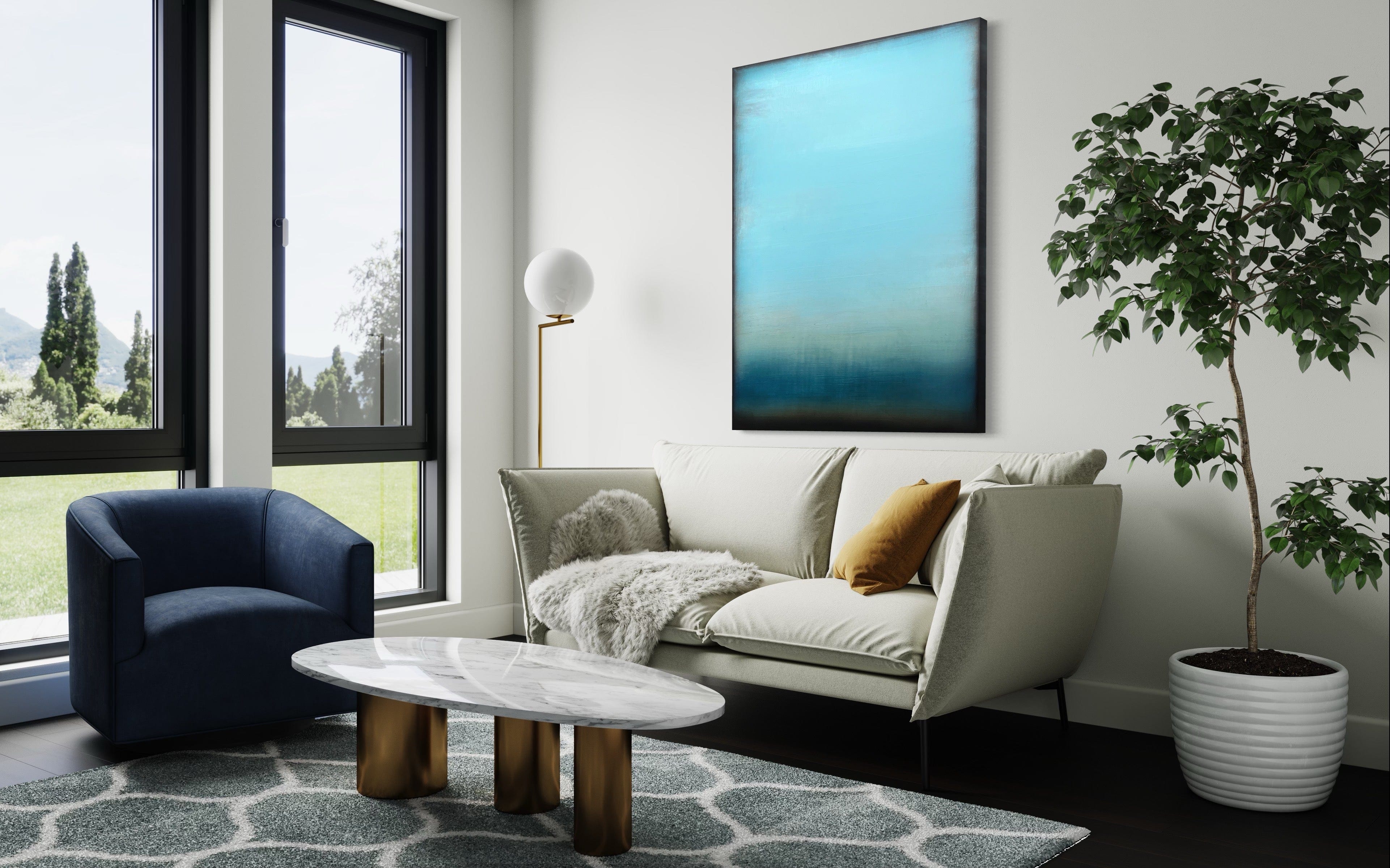 Robert Tillberg Muted Pines | 36"x48"