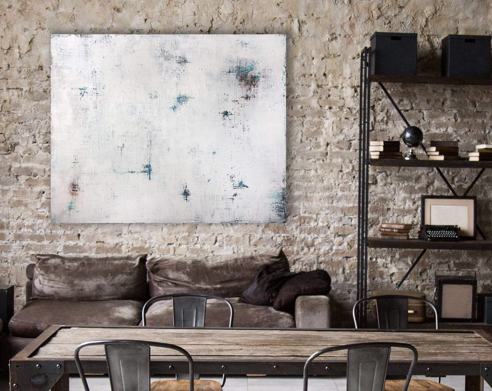 Robert Tillberg Original Art Erosion Of White| 48"x60"