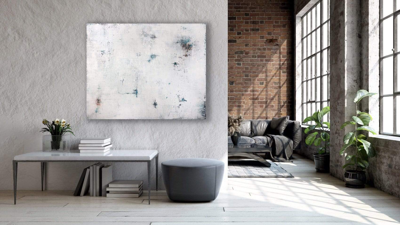 Robert Tillberg Original Art Erosion Of White| 48"x60"