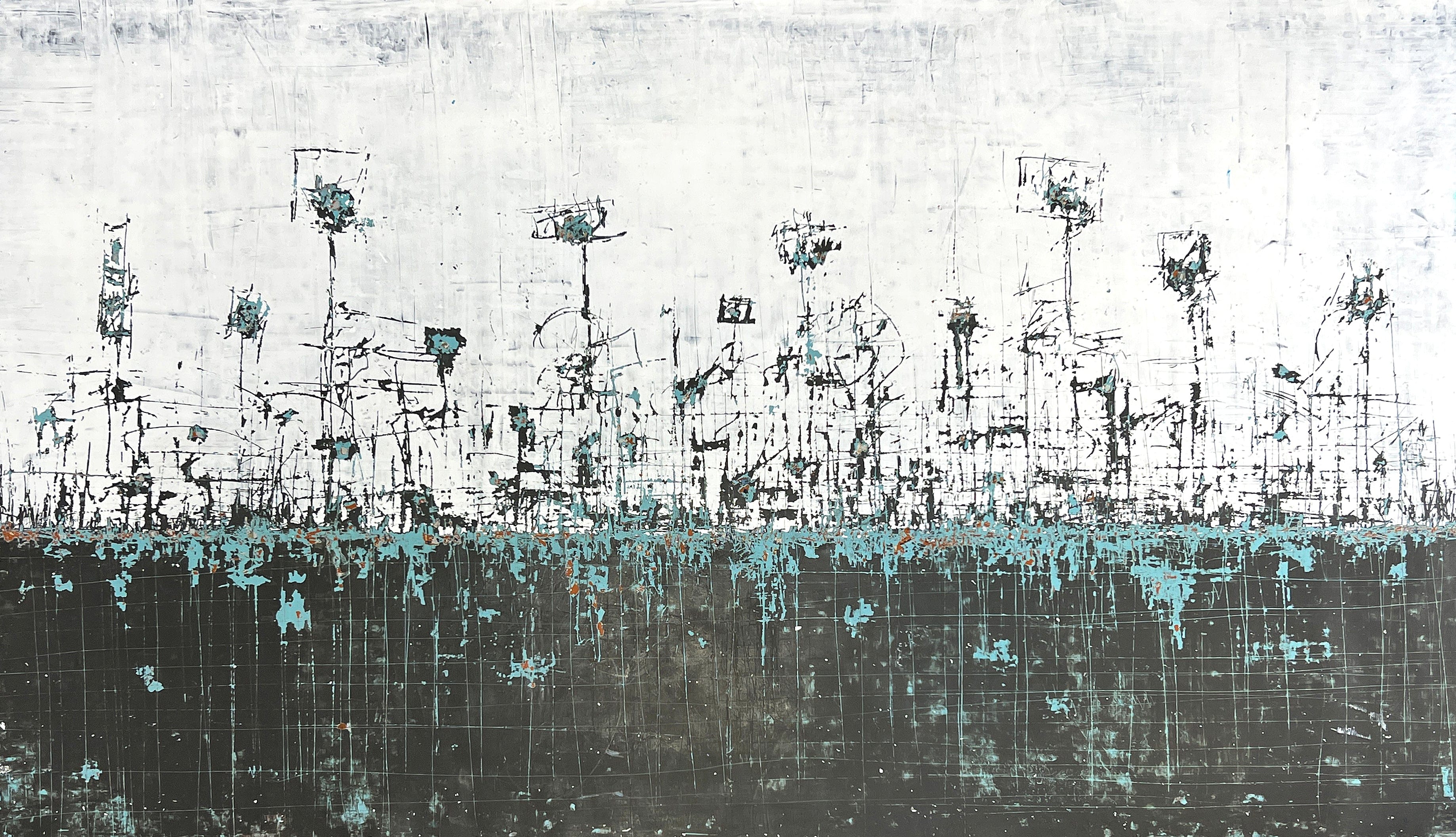 Robert Tillberg Original Art On Common Ground | 90"x50"