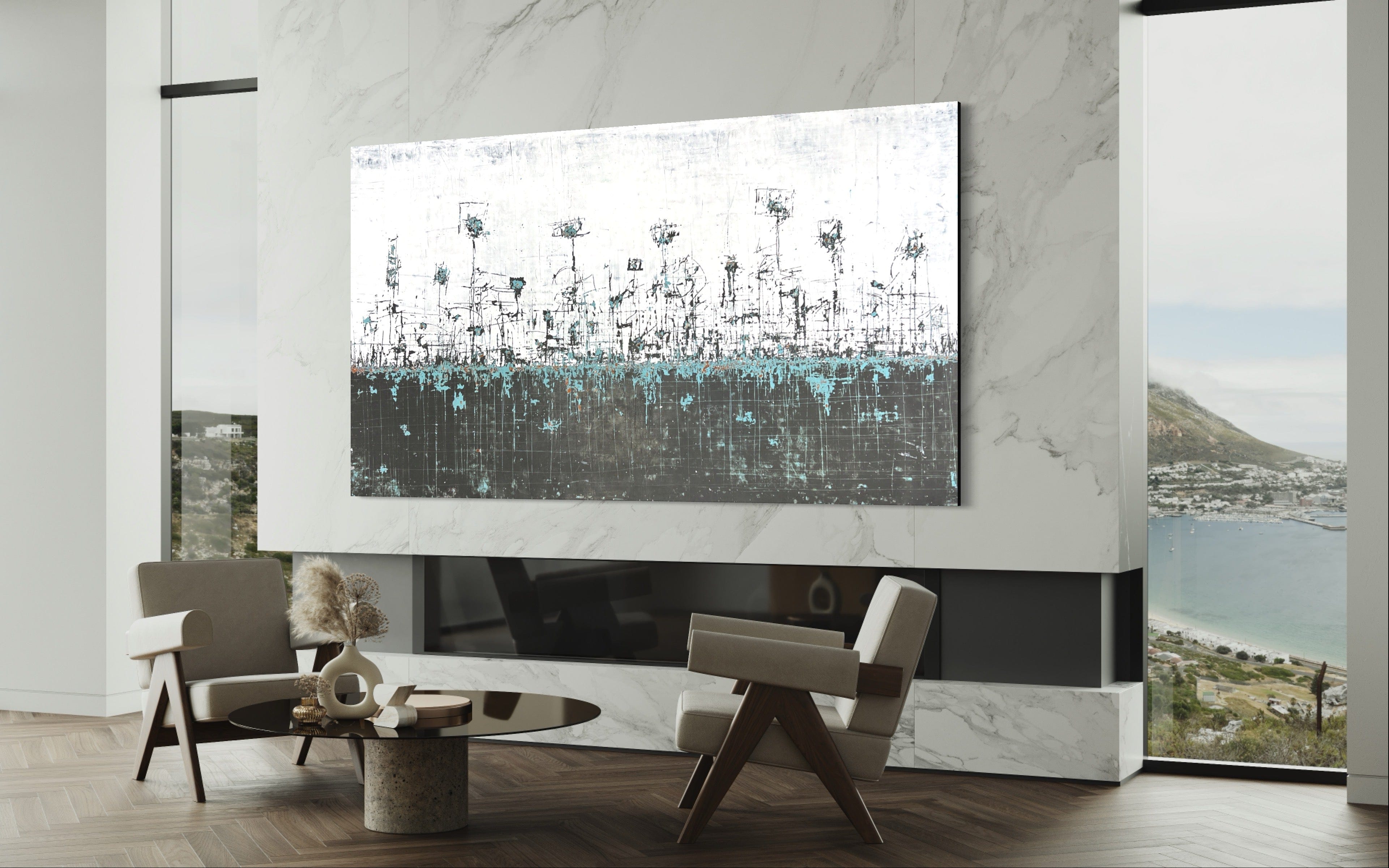 Robert Tillberg Original Art On Common Ground | 90"x50"