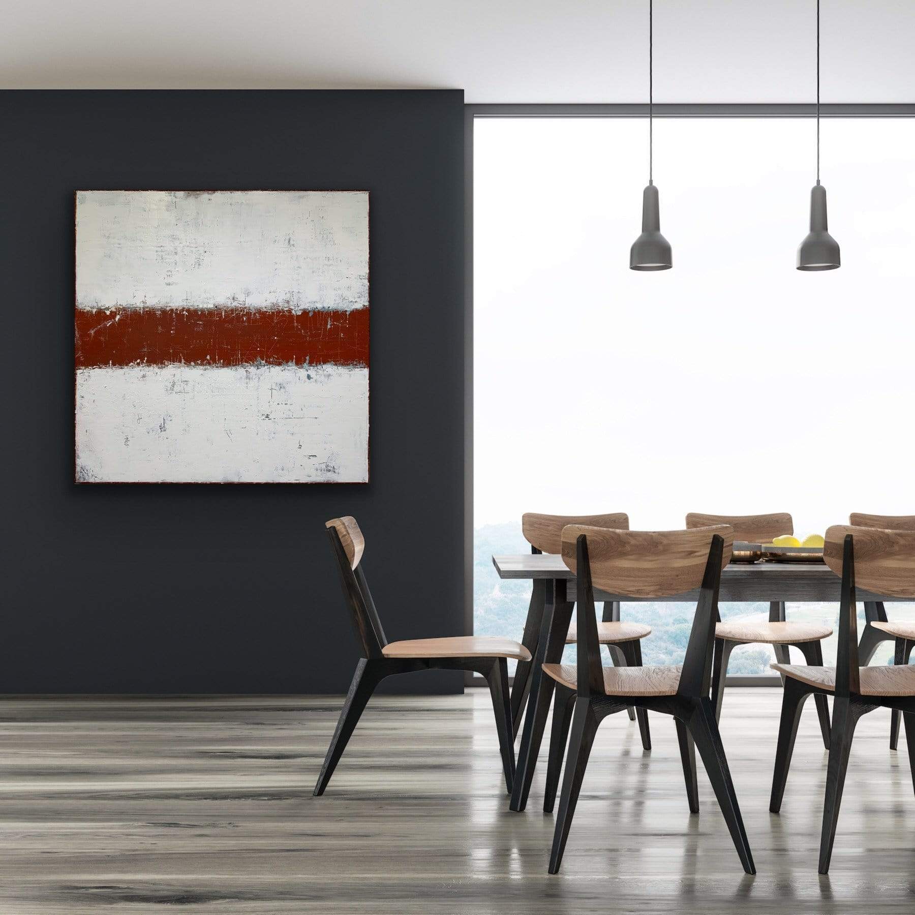 Robert Tillberg Original Art The Old Red Stripe | 36"x36"