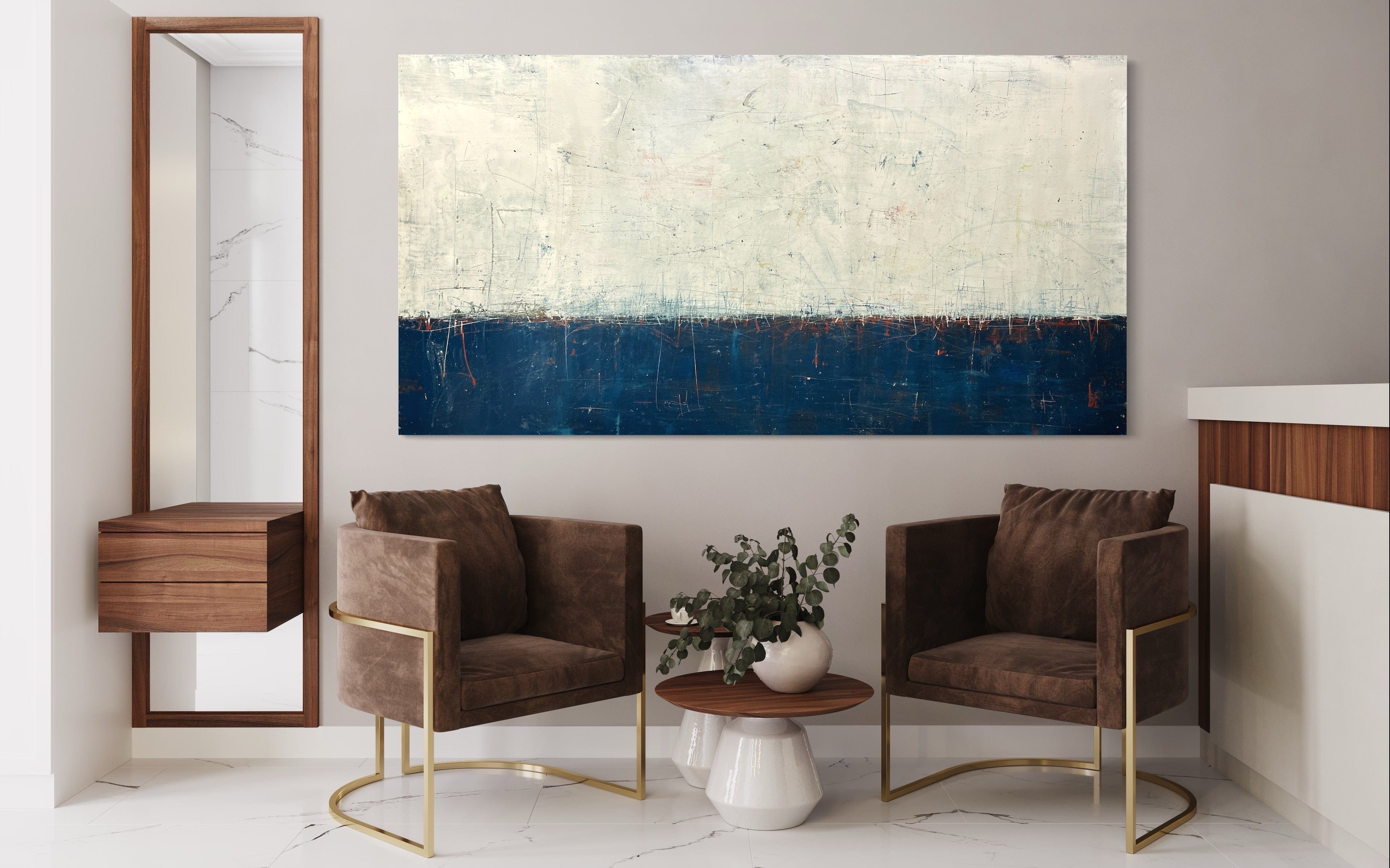 Robert Tillberg Original Art Urban Crossing | 92"x48"