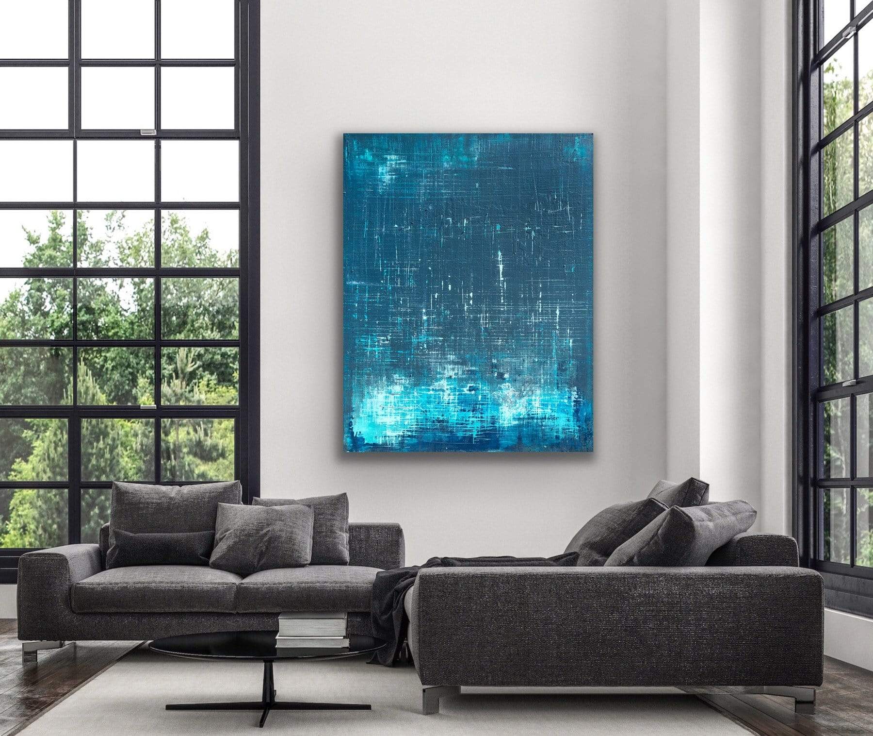 Robert Tillberg Reflecting The Moon | 48"x60"