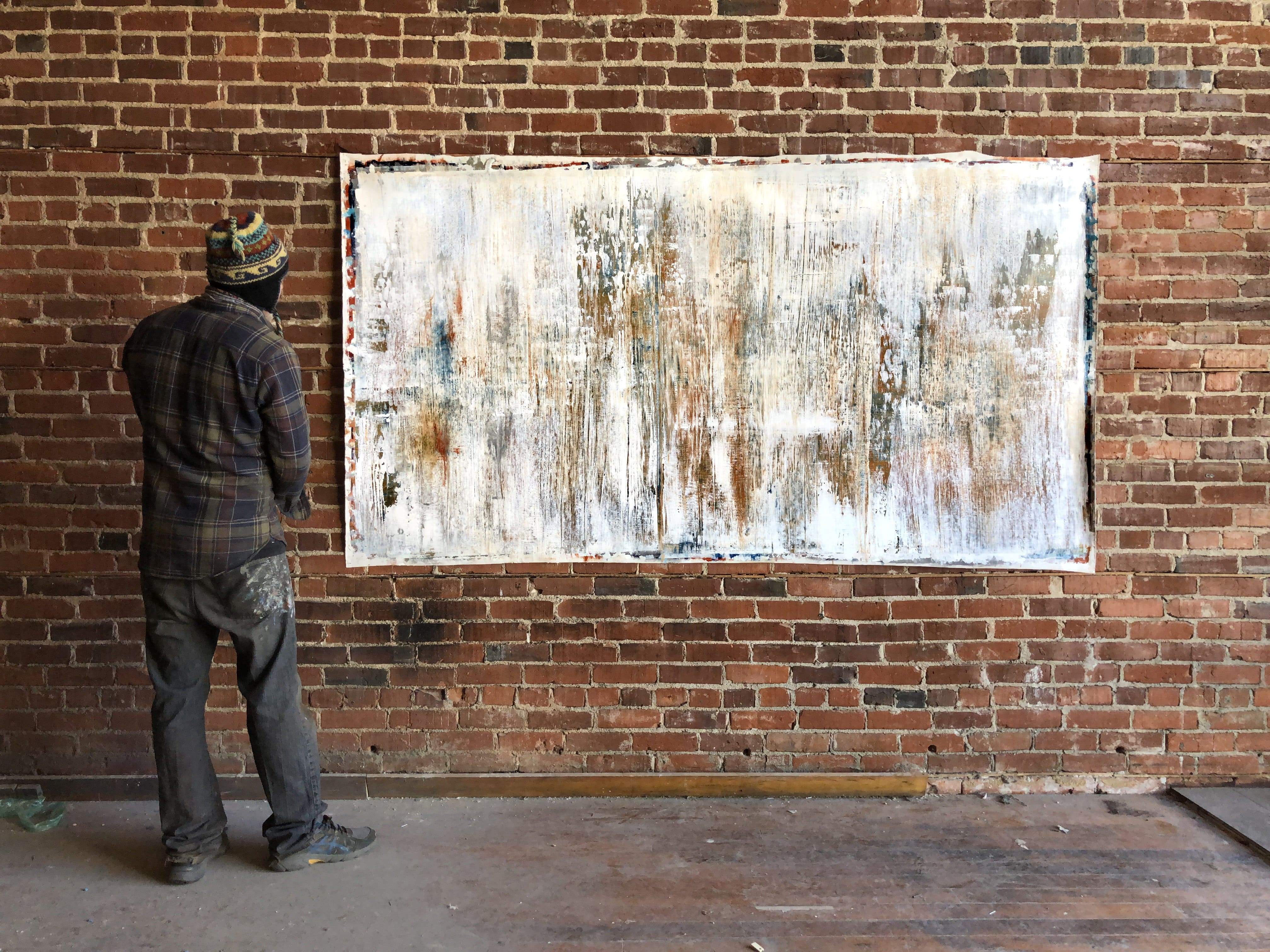 Robert Tillberg Rustic Industrial Infusion | 90"x46"