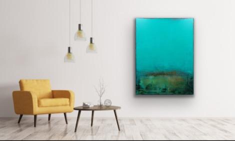 Robert Tillberg Serene In Green | 36"x48"