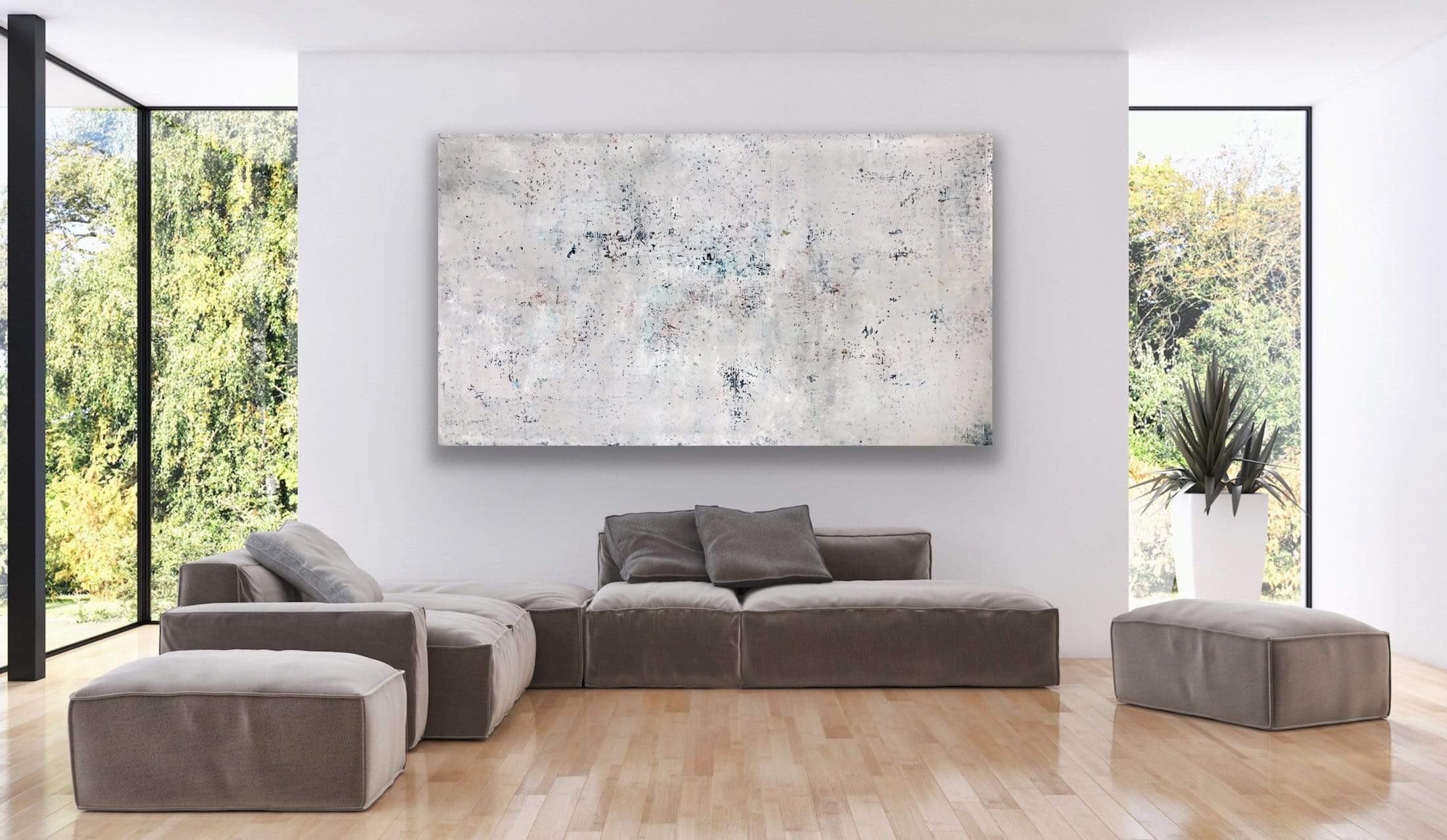 Robert Tillberg The Old Gray Wall 90x50in