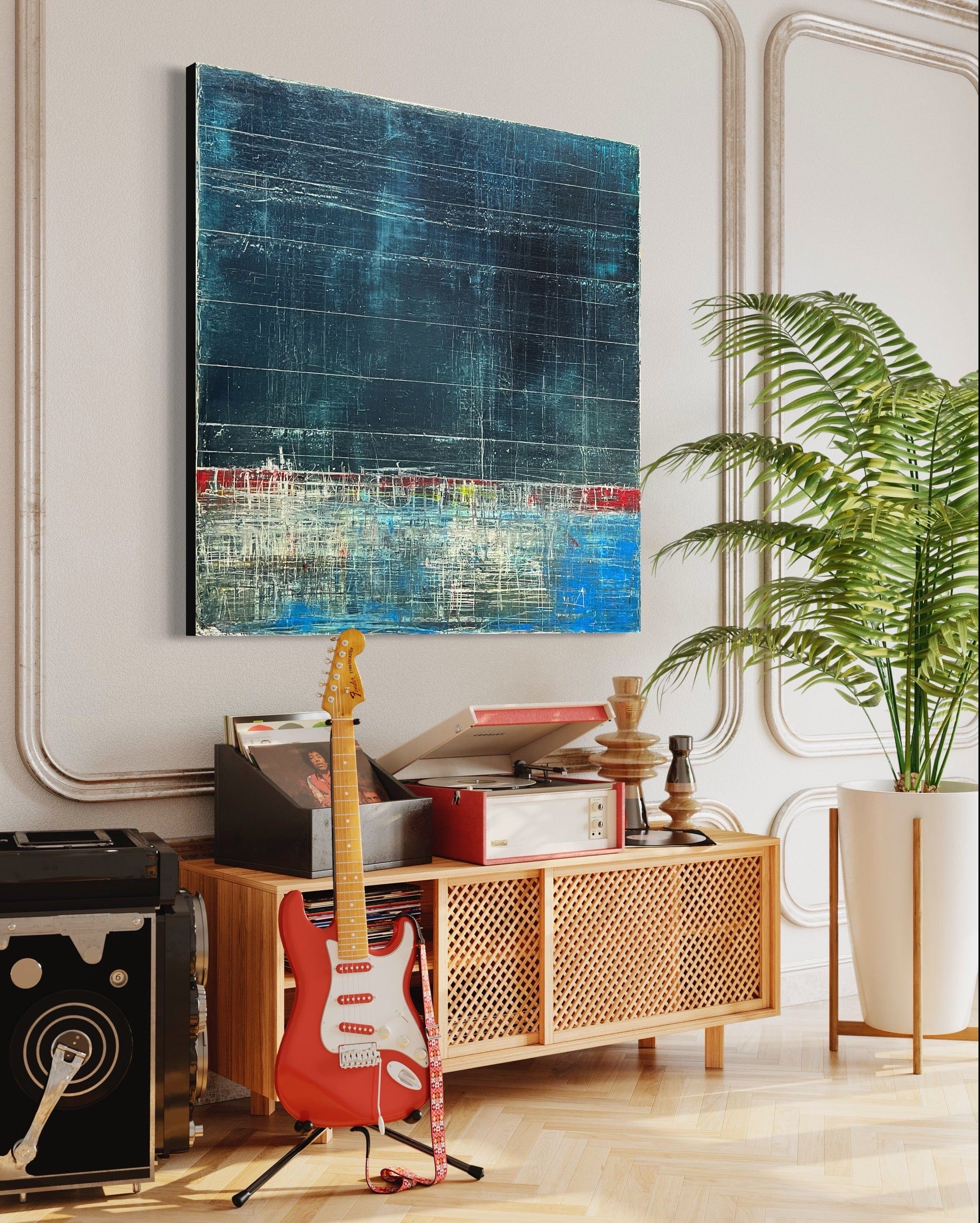 Robert Tillberg To The Bottom Of It | 48"x48"