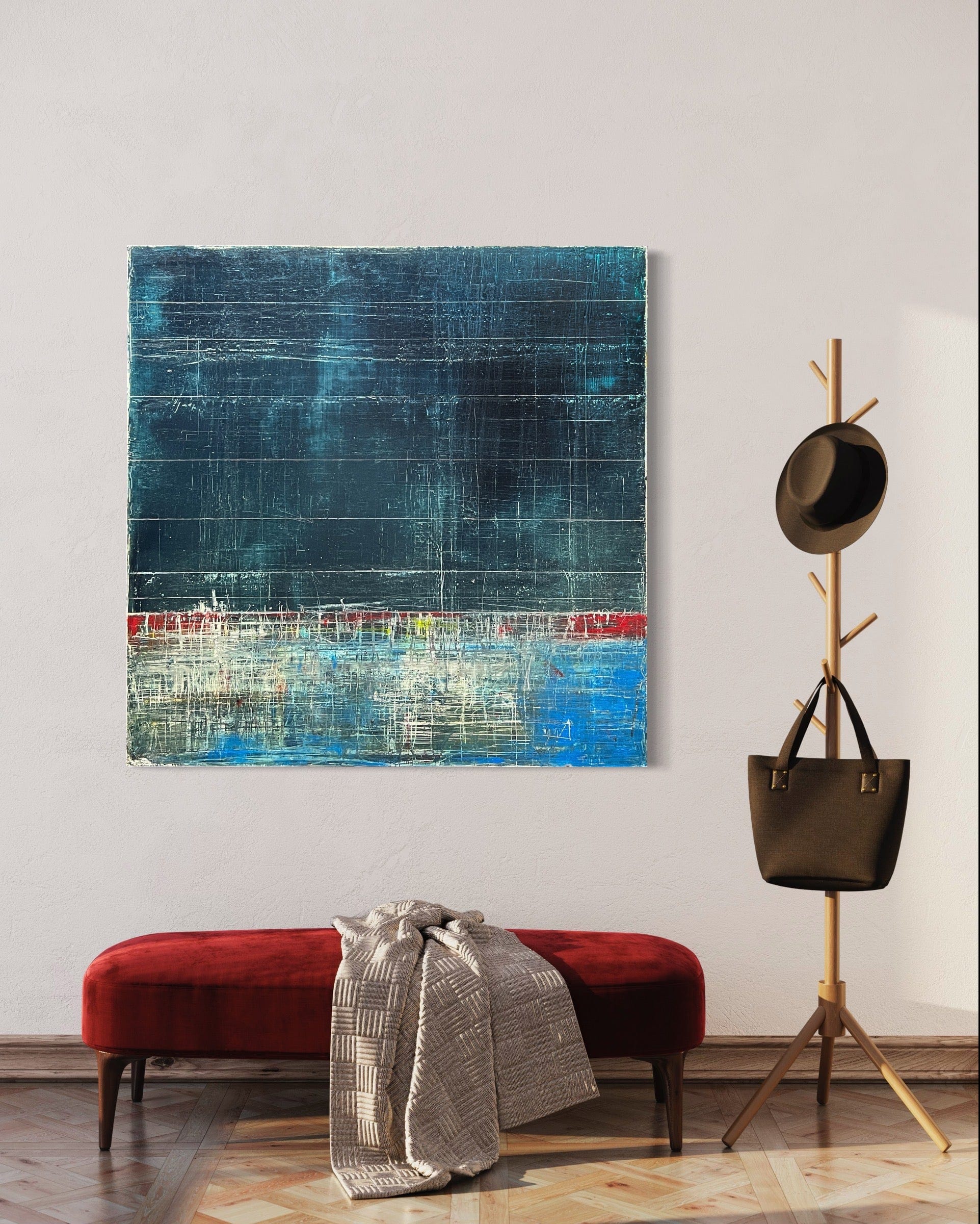 Robert Tillberg To The Bottom Of It | 48"x48"