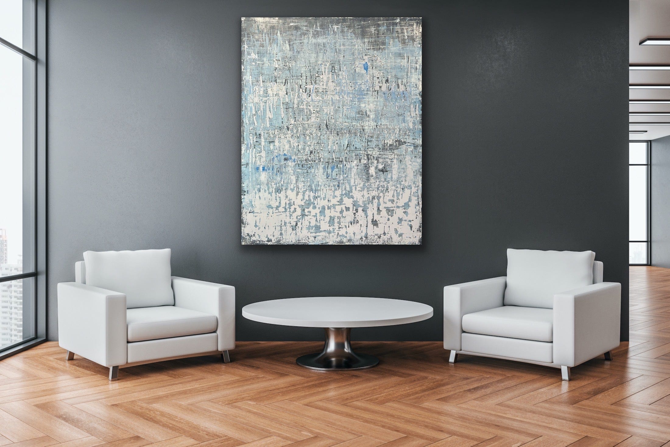 Robert Tillberg Worn Cool Neutrals | 60"x48"