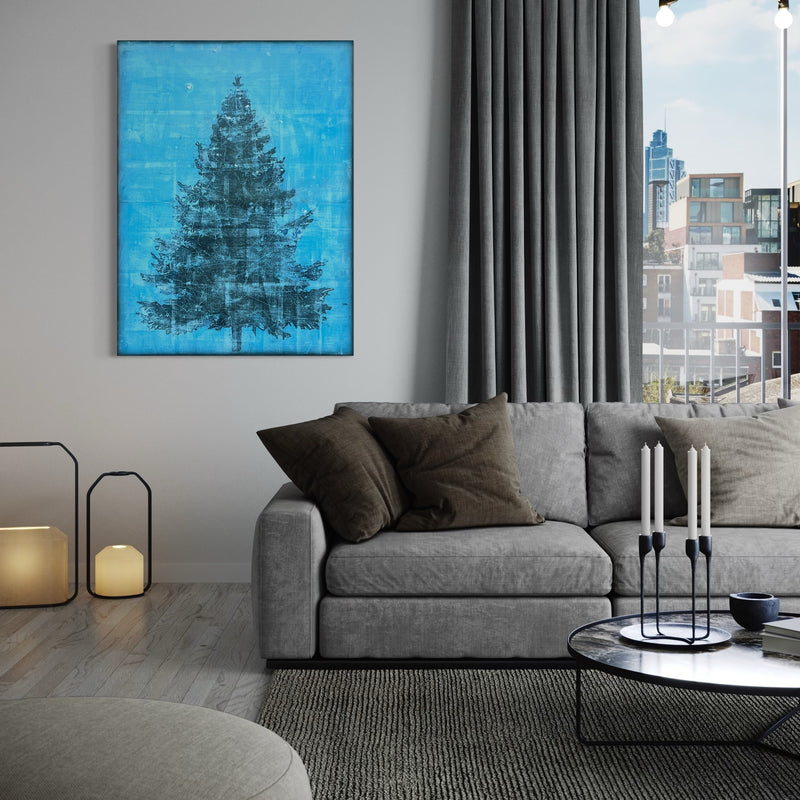 The Old Blue Spruce | 36"x48"