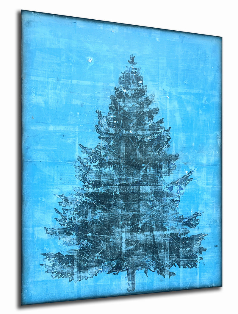 The Old Blue Spruce | 36"x48"