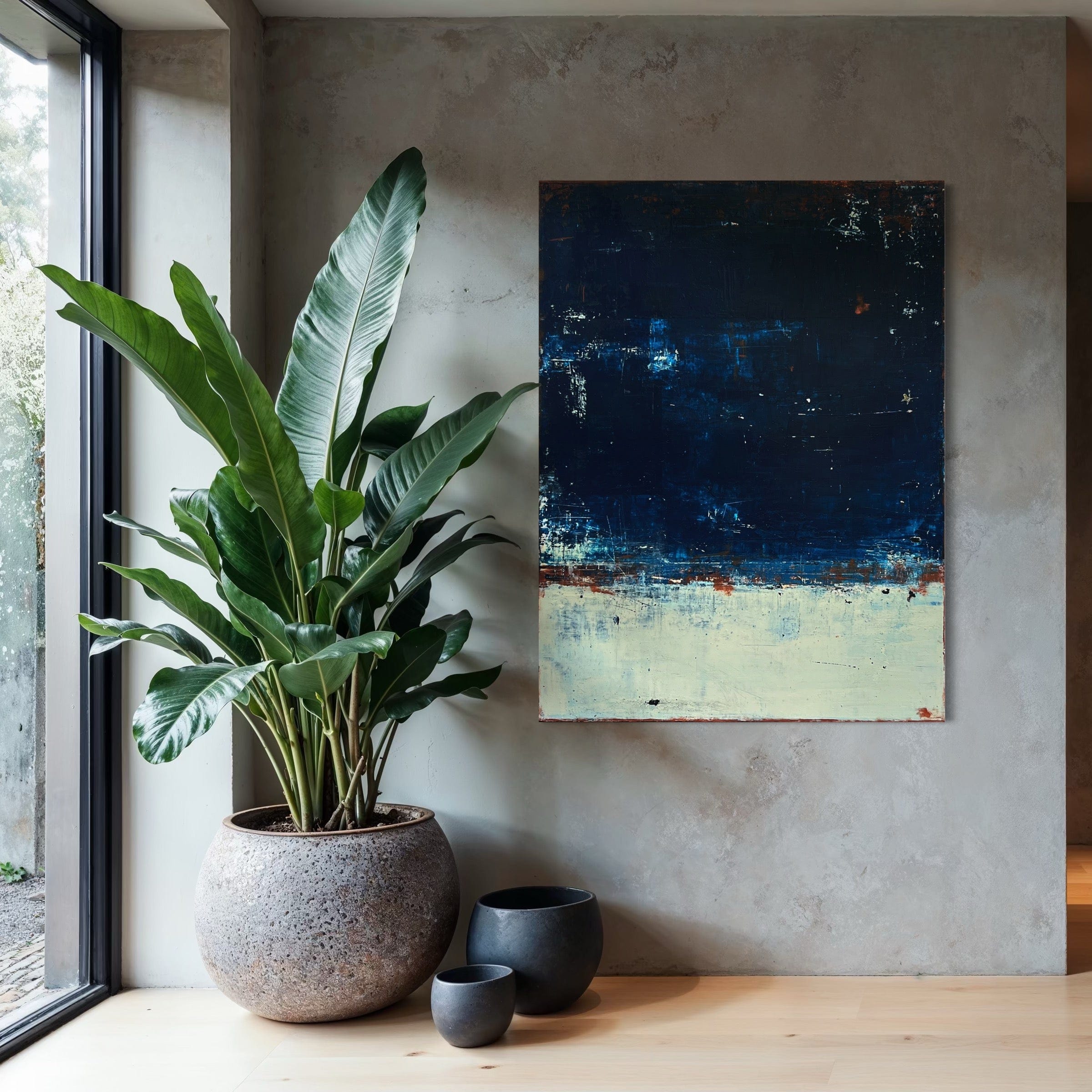 Robert Tillberg Broke & Blue | 36"x48"