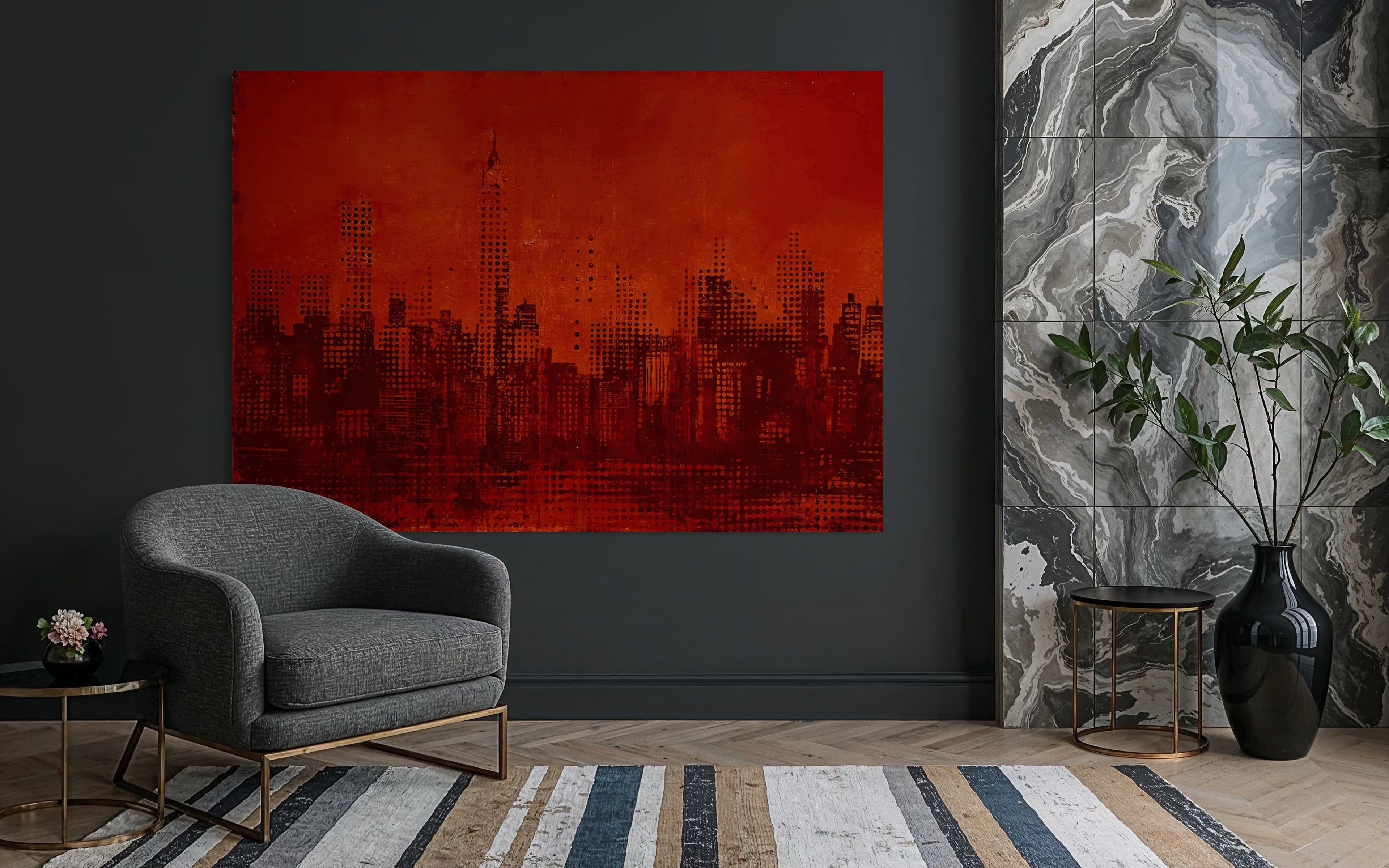 Robert Tillberg Collectibles Urban Inferno | 51"x72"