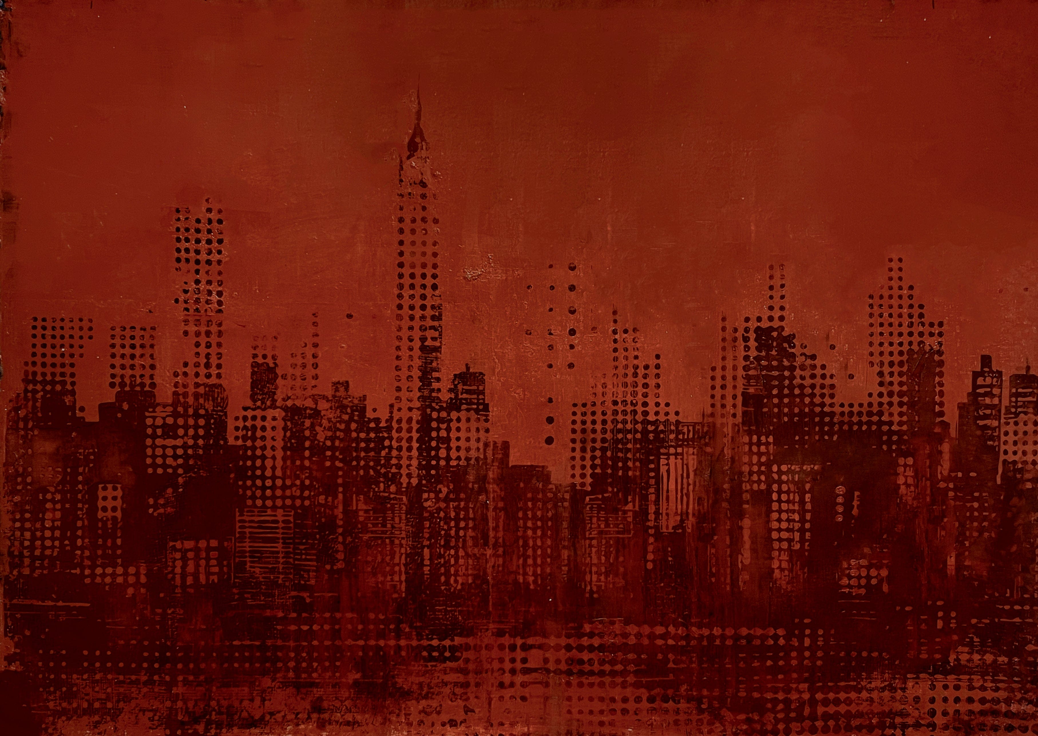 Robert Tillberg Collectibles Urban Inferno | 51"x72"