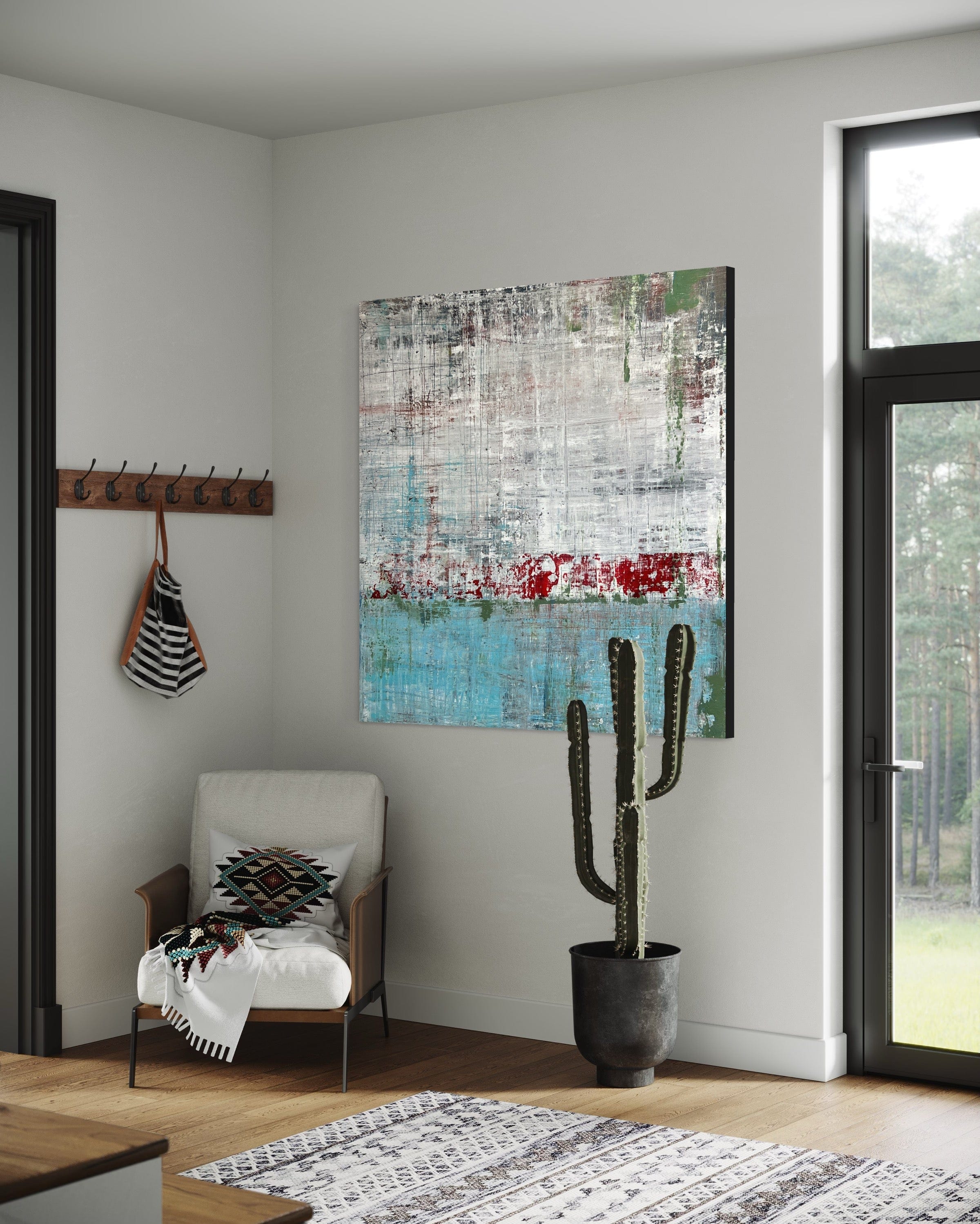 Robert Tillberg Coming To An End | 48"x48"