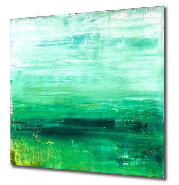 Robert Tillberg Green Scene | 36"x36"