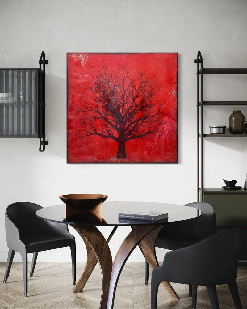 Robert Tillberg Little Old Red Oak | 36"x36"