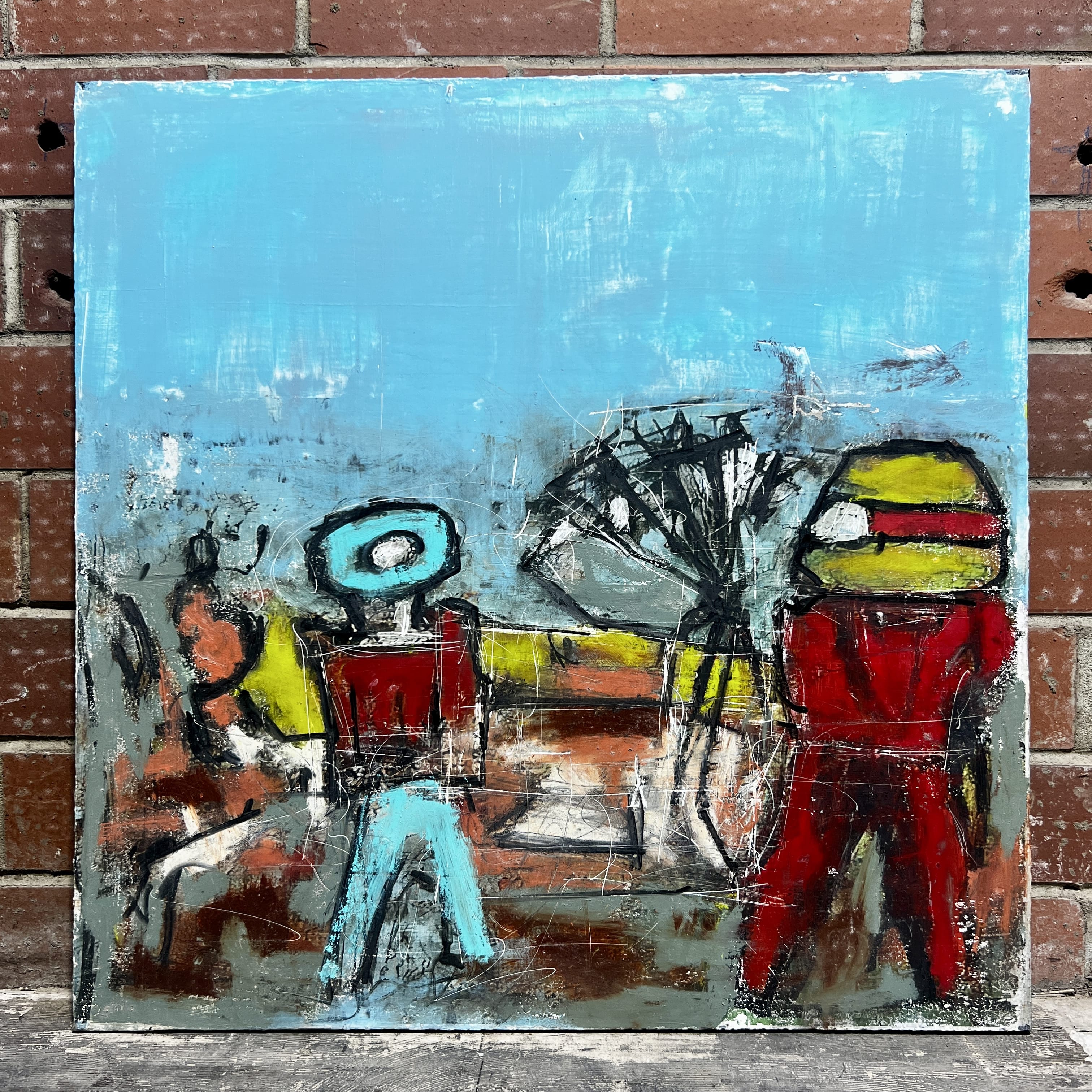 Robert Tillberg Ninja Turtle Vs Cyclops | 36"x36"