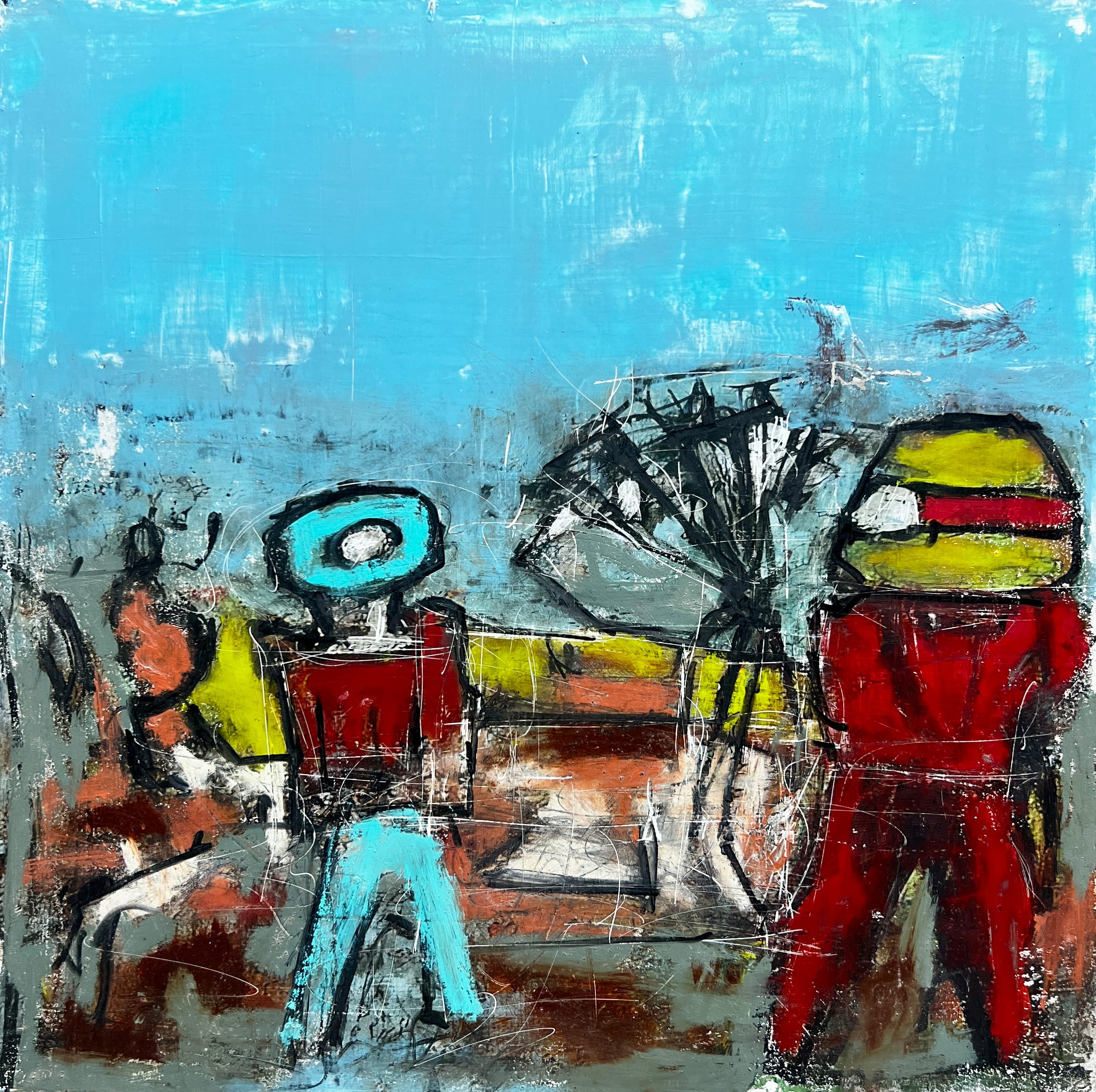 Robert Tillberg Ninja Turtle Vs Cyclops | 36"x36"