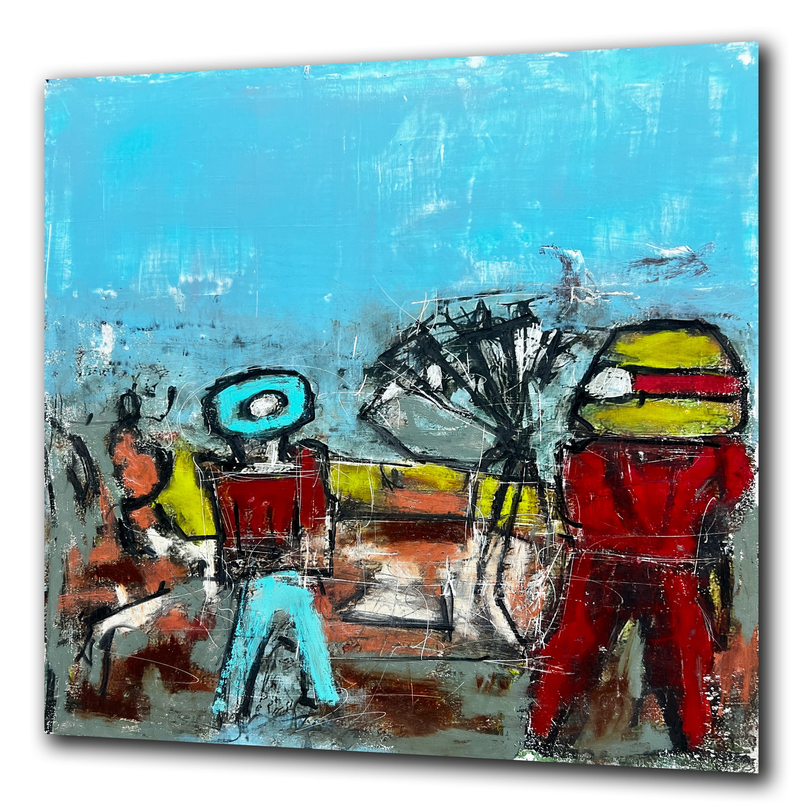 Robert Tillberg Ninja Turtle Vs Cyclops | 36"x36"