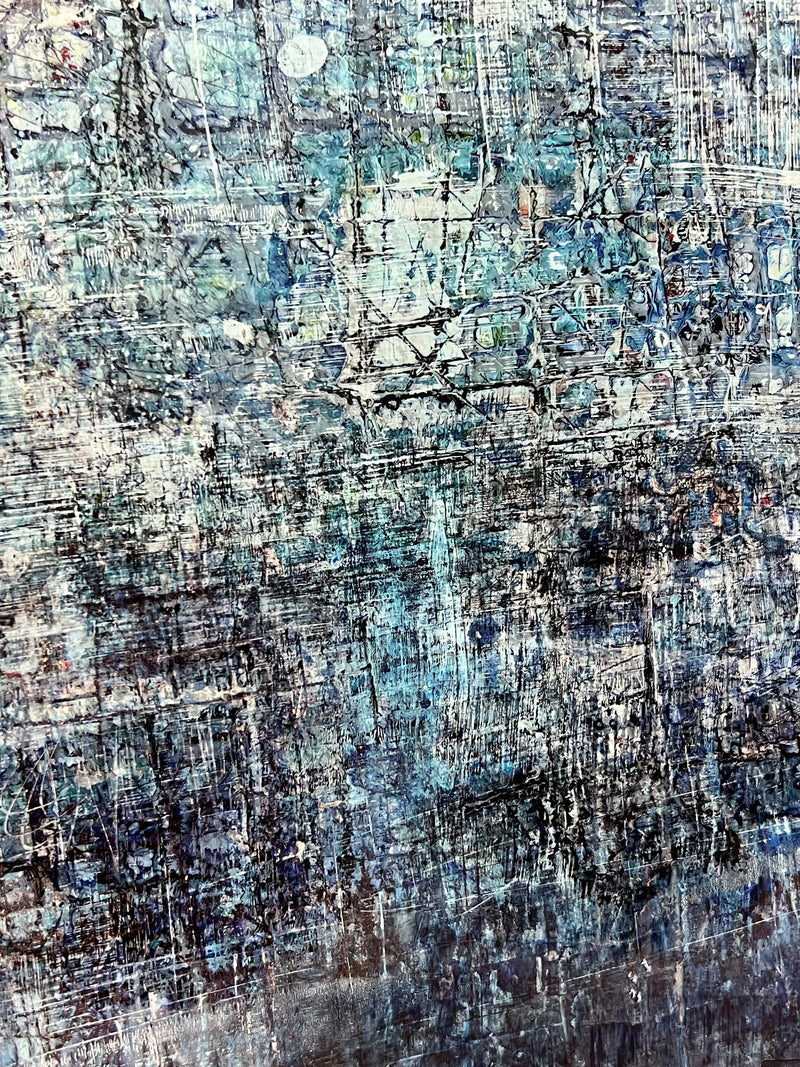 Robert Tillberg Original Art A Blue Beginning | 120"x80"