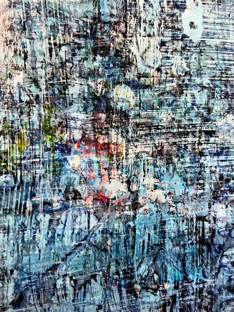 Robert Tillberg Original Art A Blue Beginning | 120"x80"