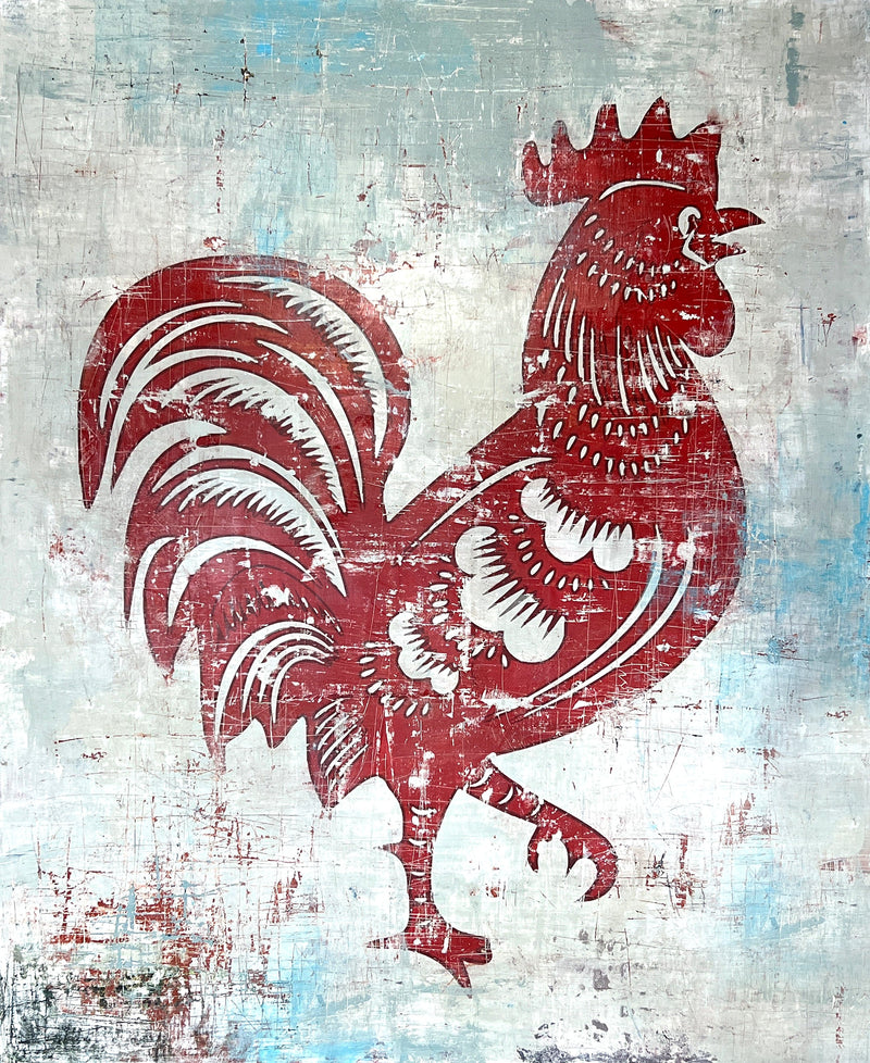 Robert Tillberg Original Art Cock-A-Doodle-Doo | 60"x82"