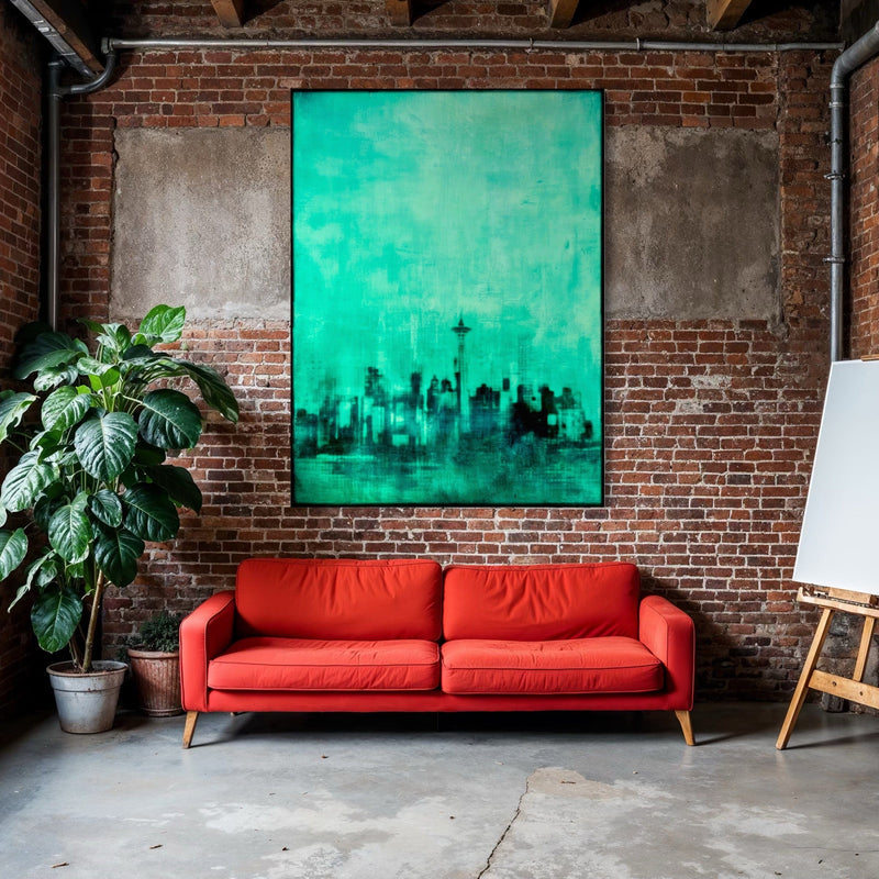 Robert Tillberg Original Art Emerald City | 60"x80"