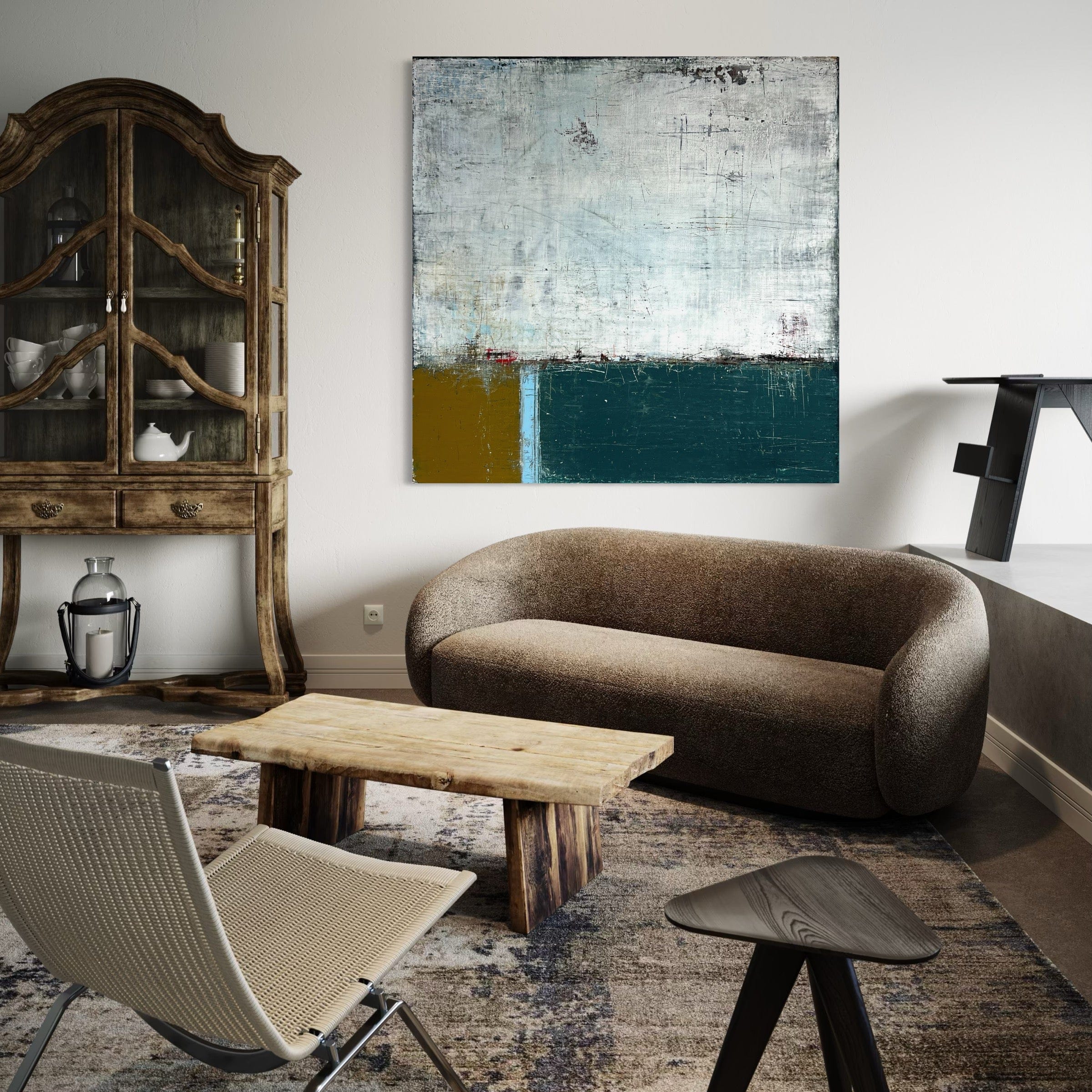 Robert Tillberg Original Art Faultline | 48"x48"