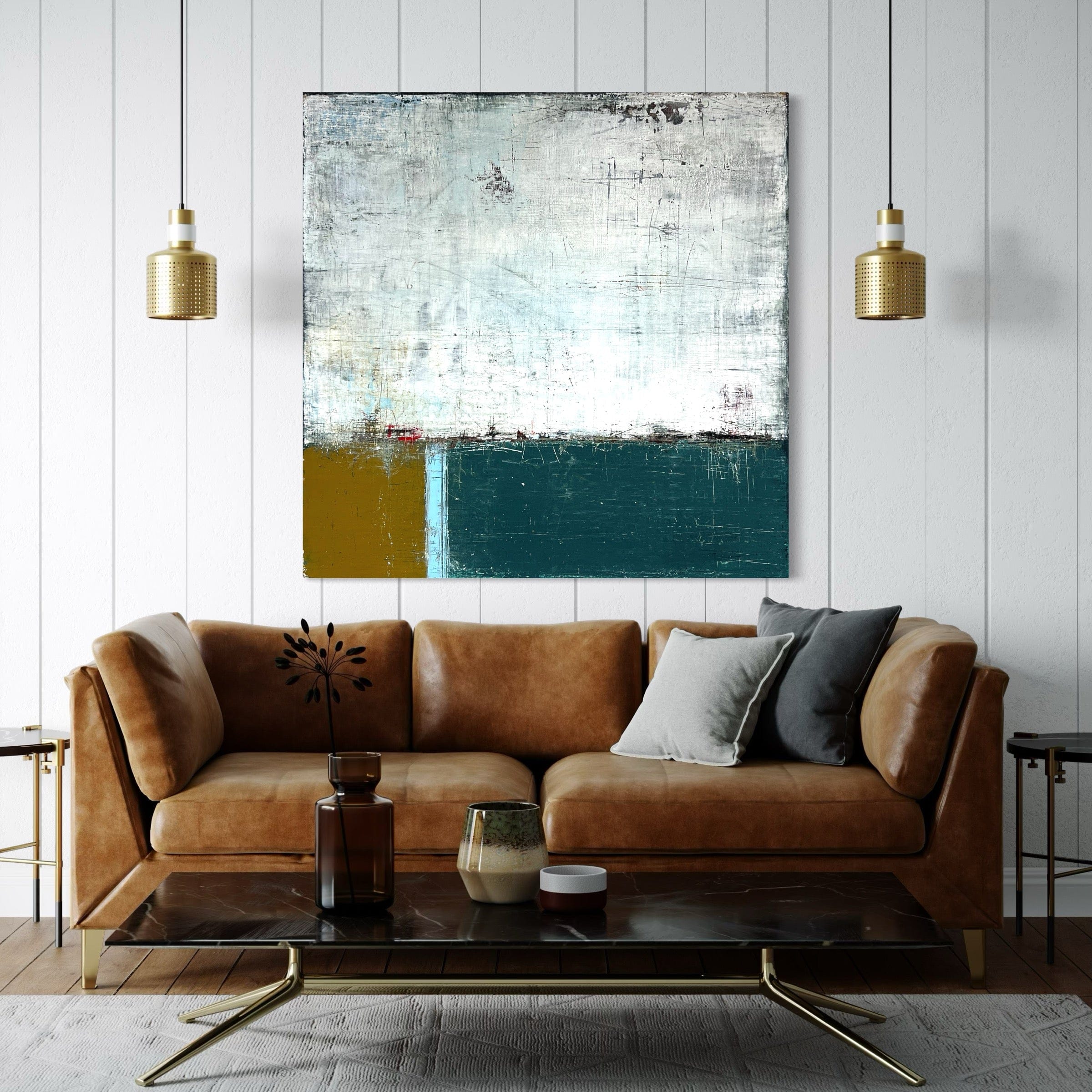 Robert Tillberg Original Art Faultline | 48"x48"