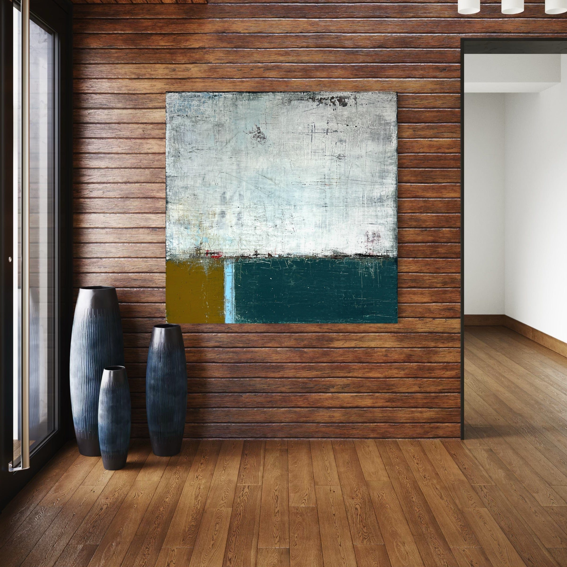 Robert Tillberg Original Art Faultline | 48"x48"