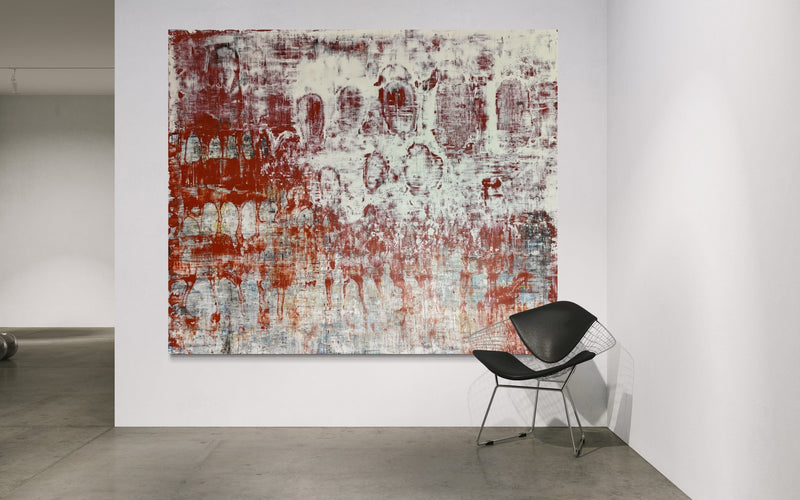 Robert Tillberg Original Art In A Crowd Of Unfamiliar Faces | 96"x80"