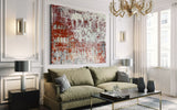 Robert Tillberg Original Art In A Crowd Of Unfamiliar Faces | 96"x80"