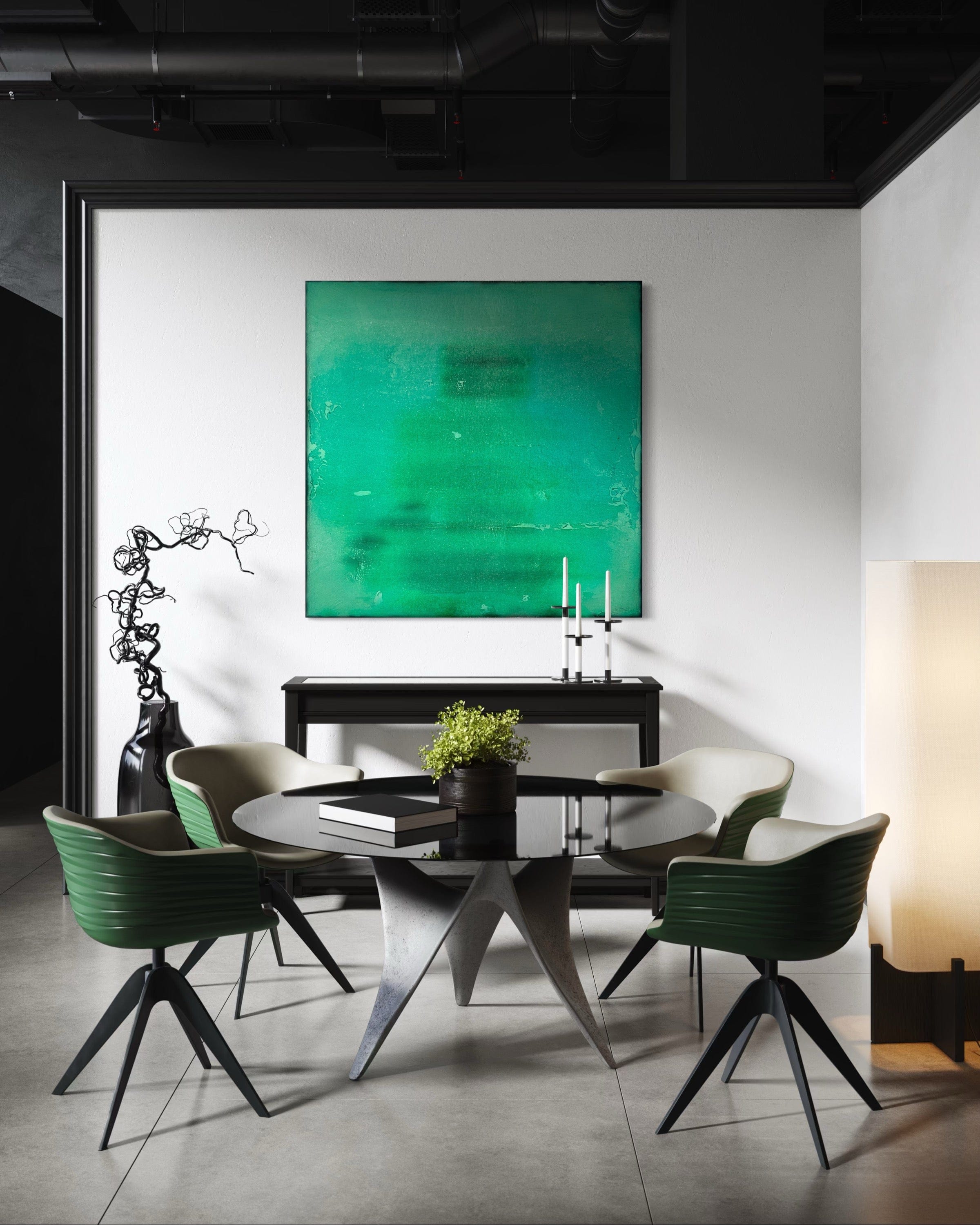 Robert Tillberg Original Art Monochrome Mystery | 48"x48"