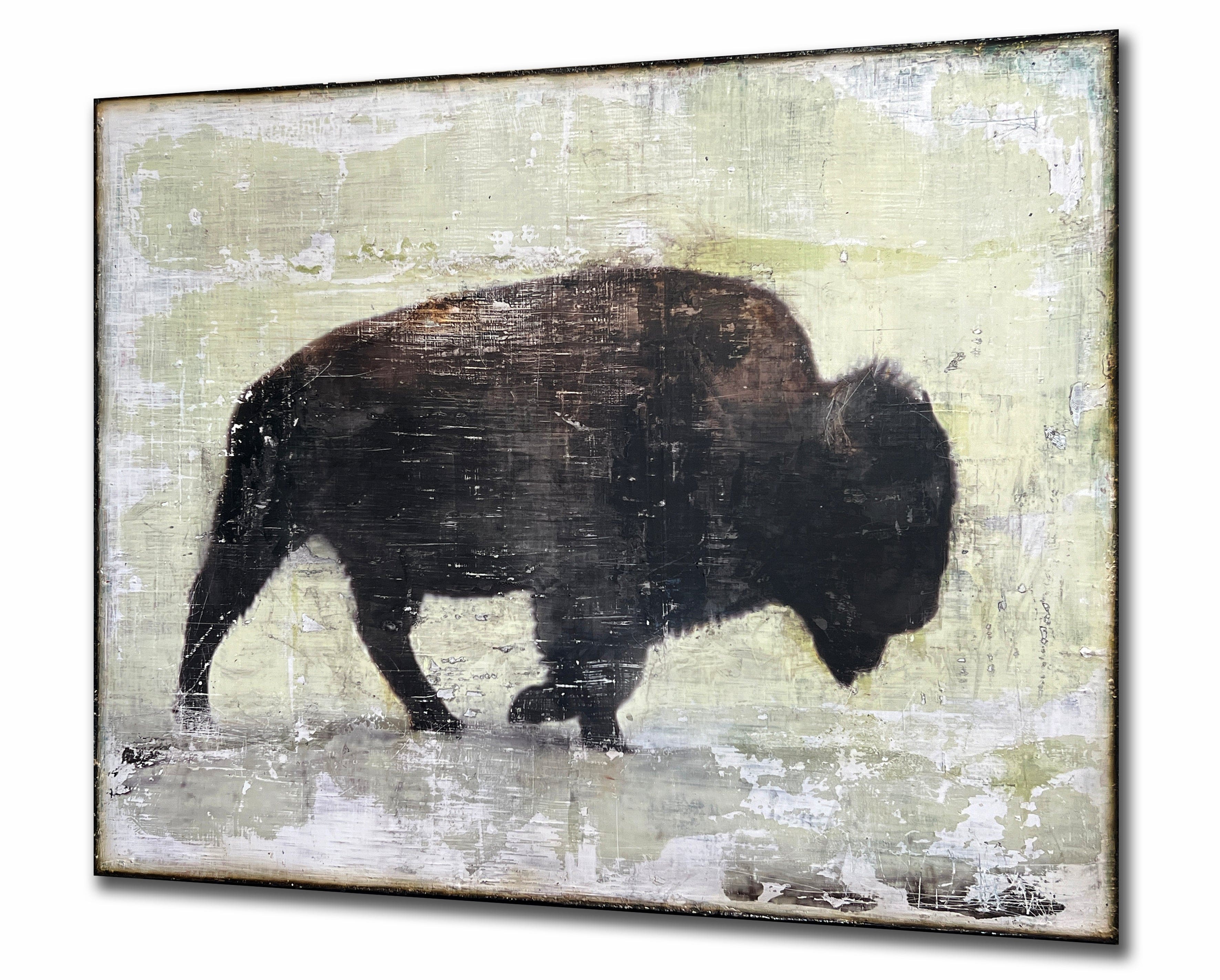 Robert Tillberg Original Art The Old Buffalo | 60"x48"