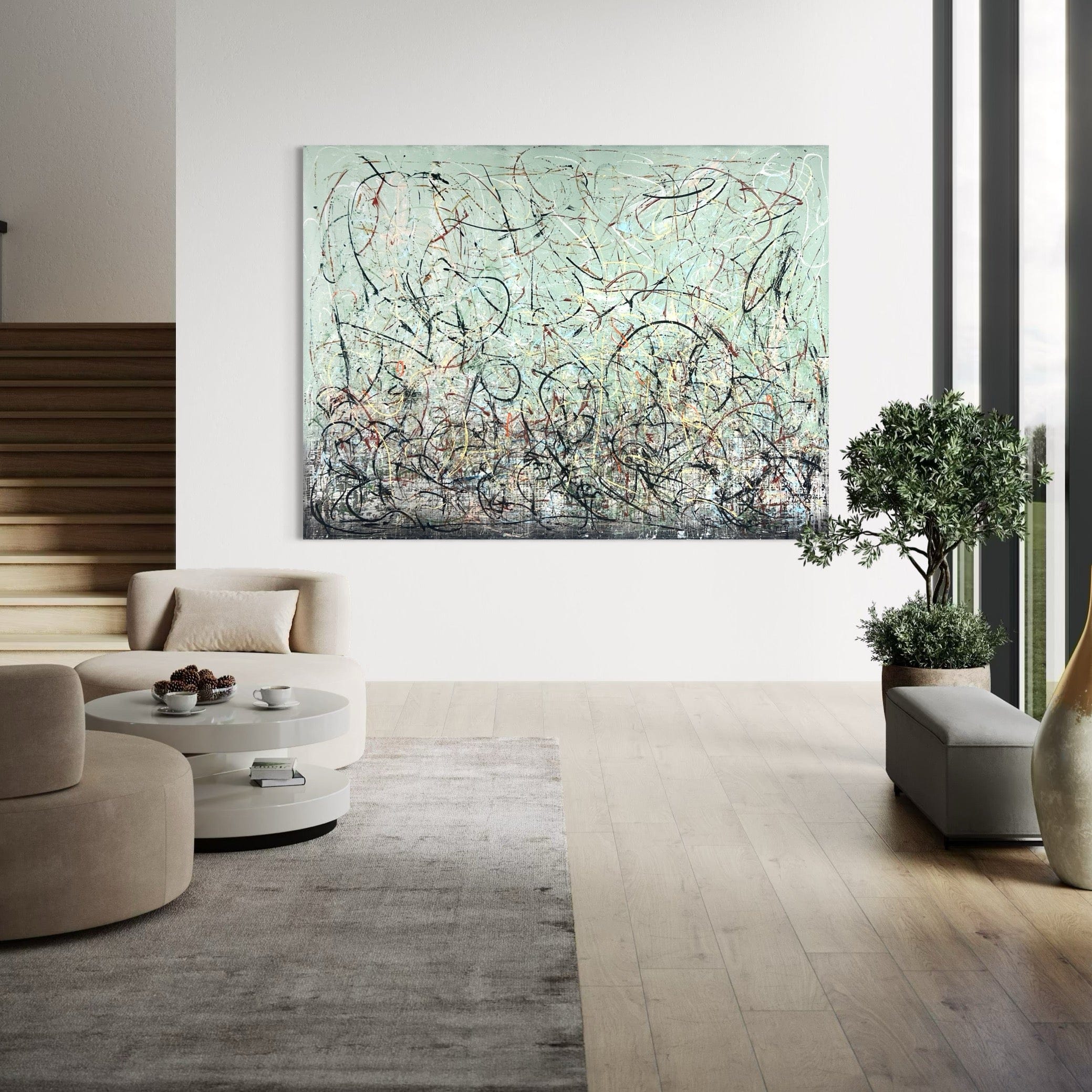 Robert Tillberg Original Art Unplanned Pulse | 80"x60"