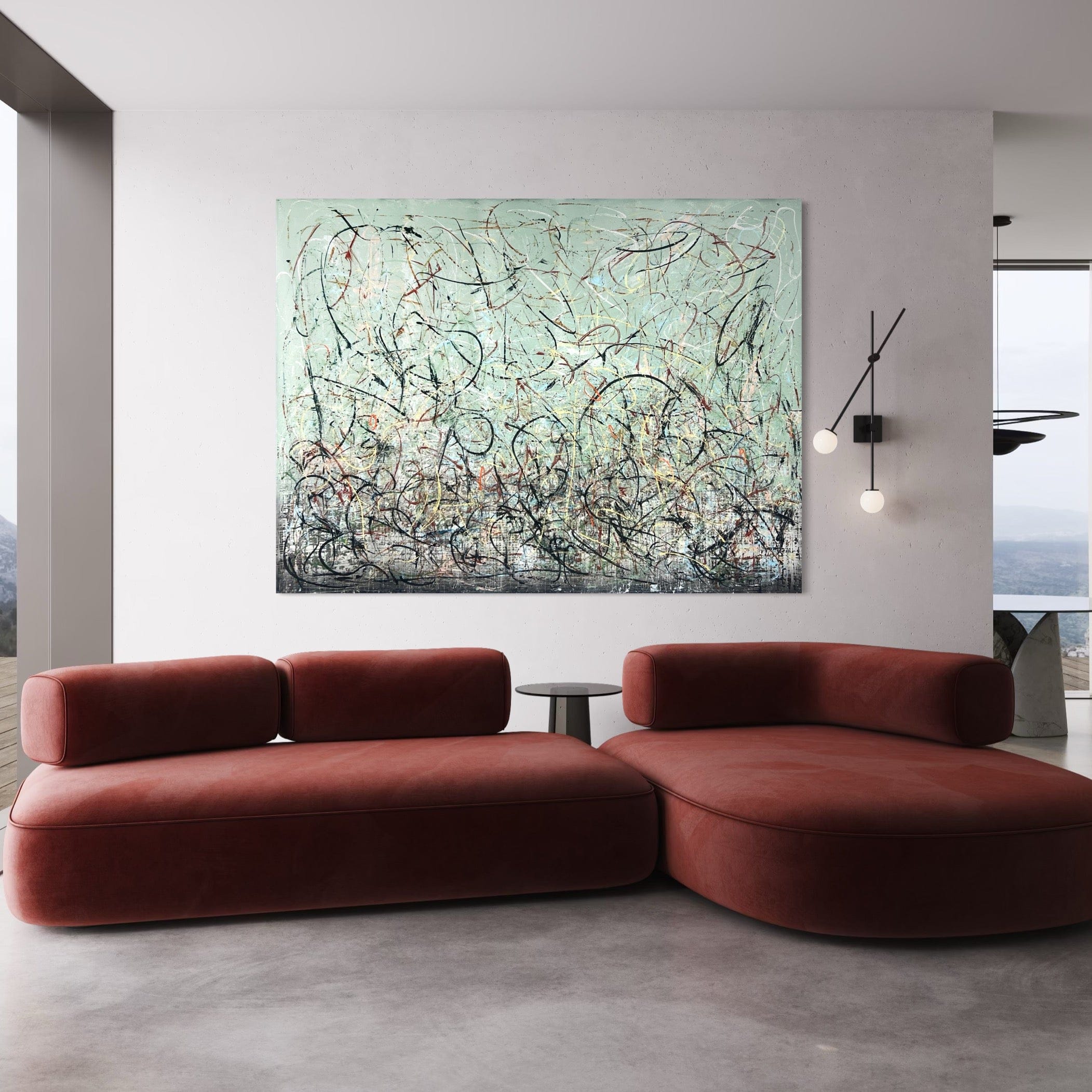 Robert Tillberg Original Art Unplanned Pulse | 80"x60"