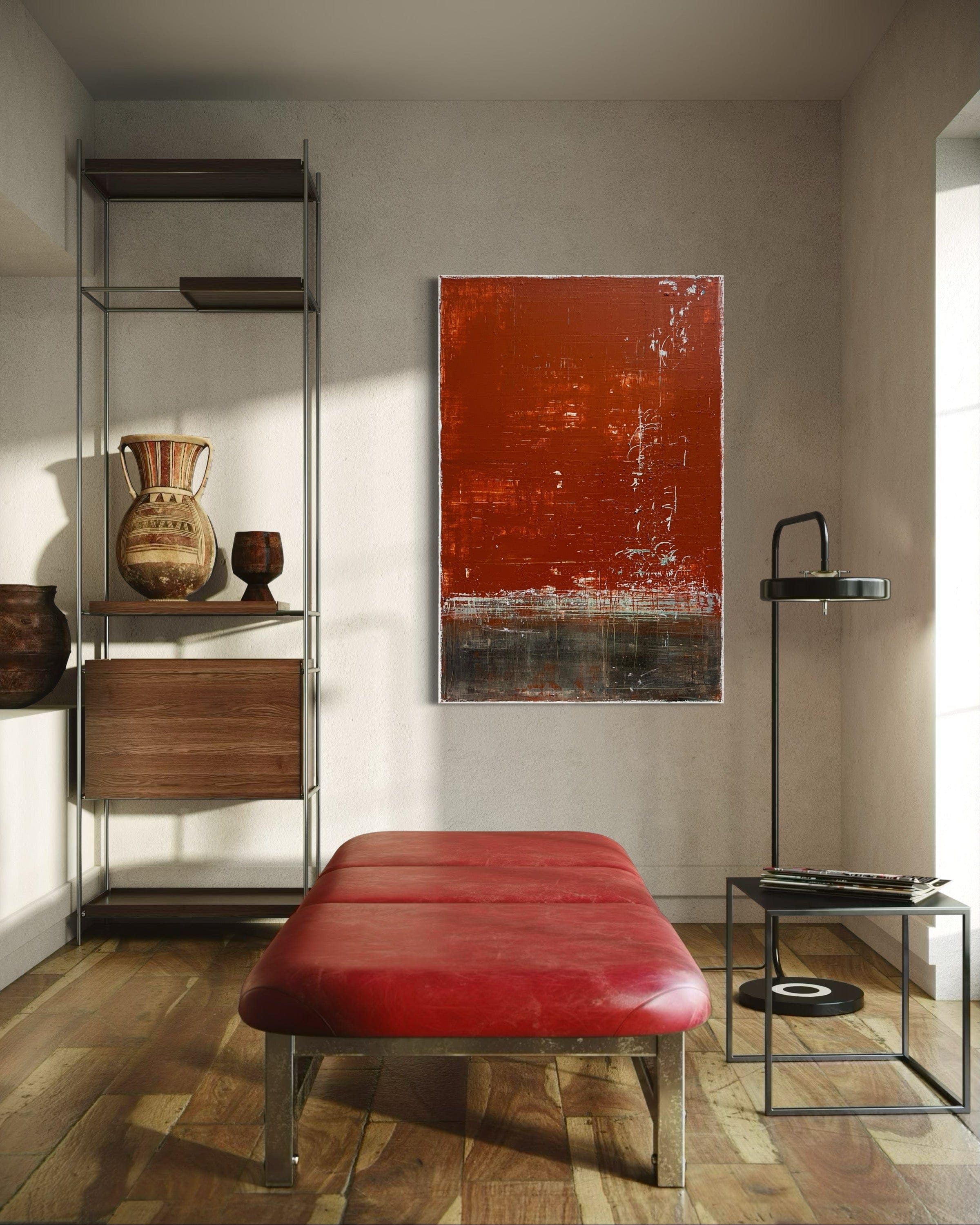 Robert Tillberg Red Facade | 24"x36"