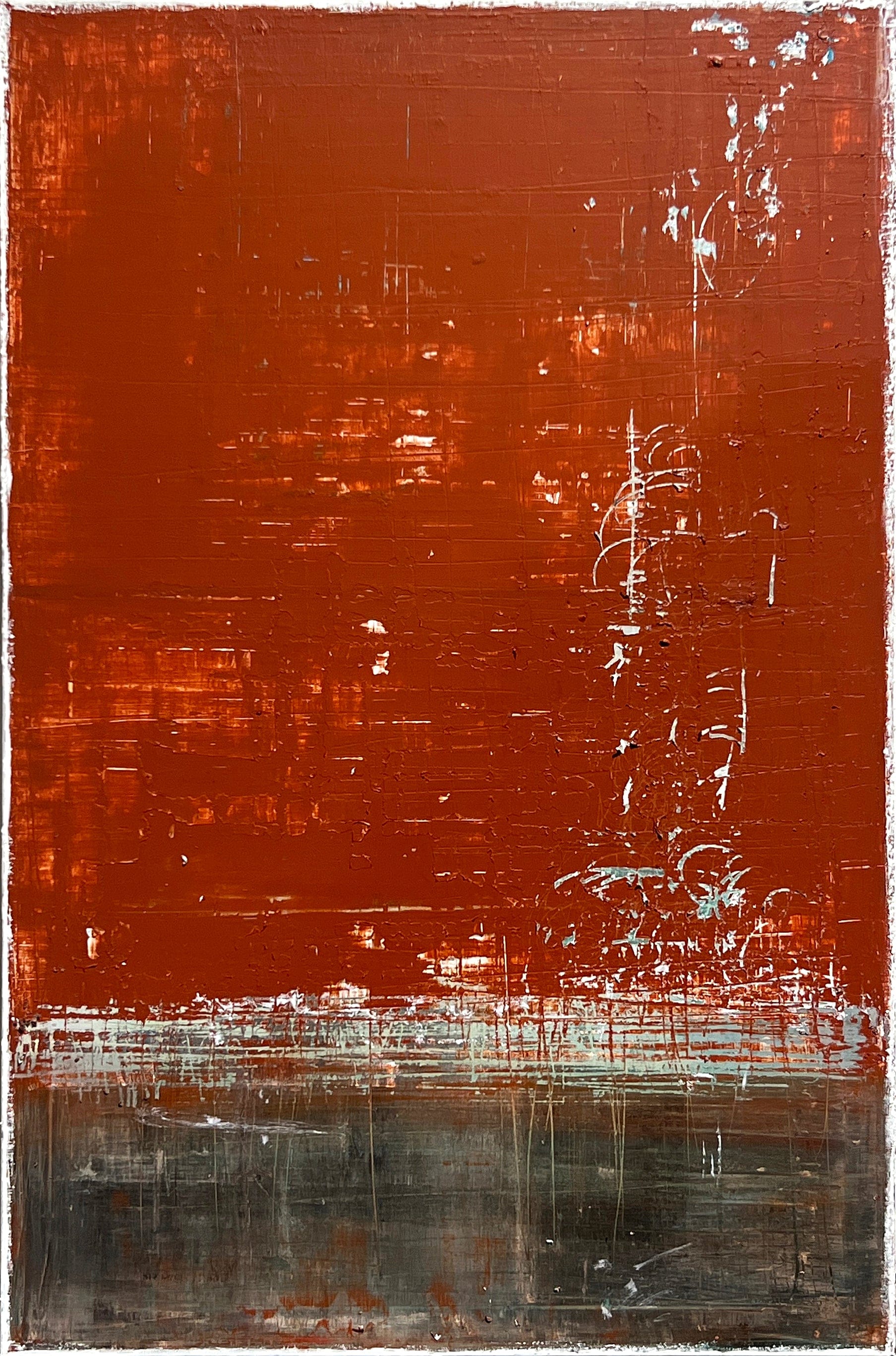 Robert Tillberg Red Facade | 24"x36"