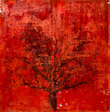 The Old Red Oak | 48"x48"