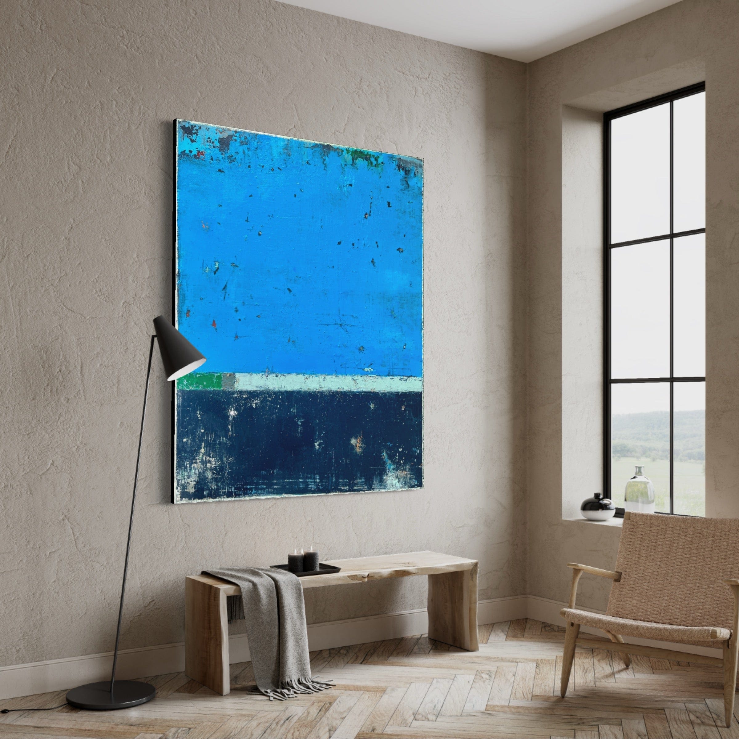 Robert Tillberg Battling The Blues | 60"x48"