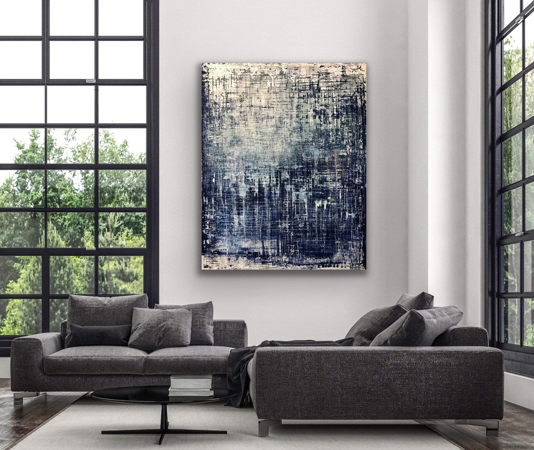 Robert Tillberg Blue Vs. White | 60"x48"