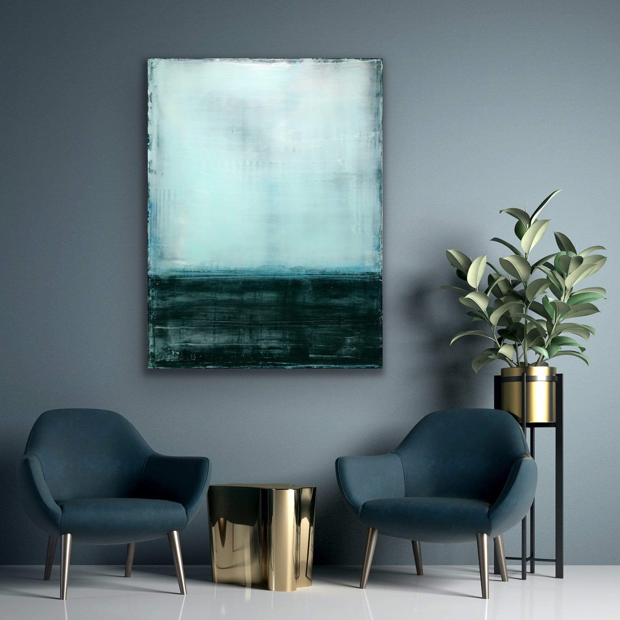 Robert Tillberg Bringing On The Blues | 36"x48"