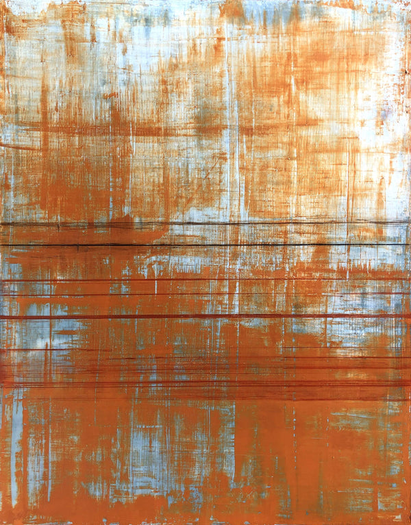 Robert Tillberg Crossing Orange | 60"x48"