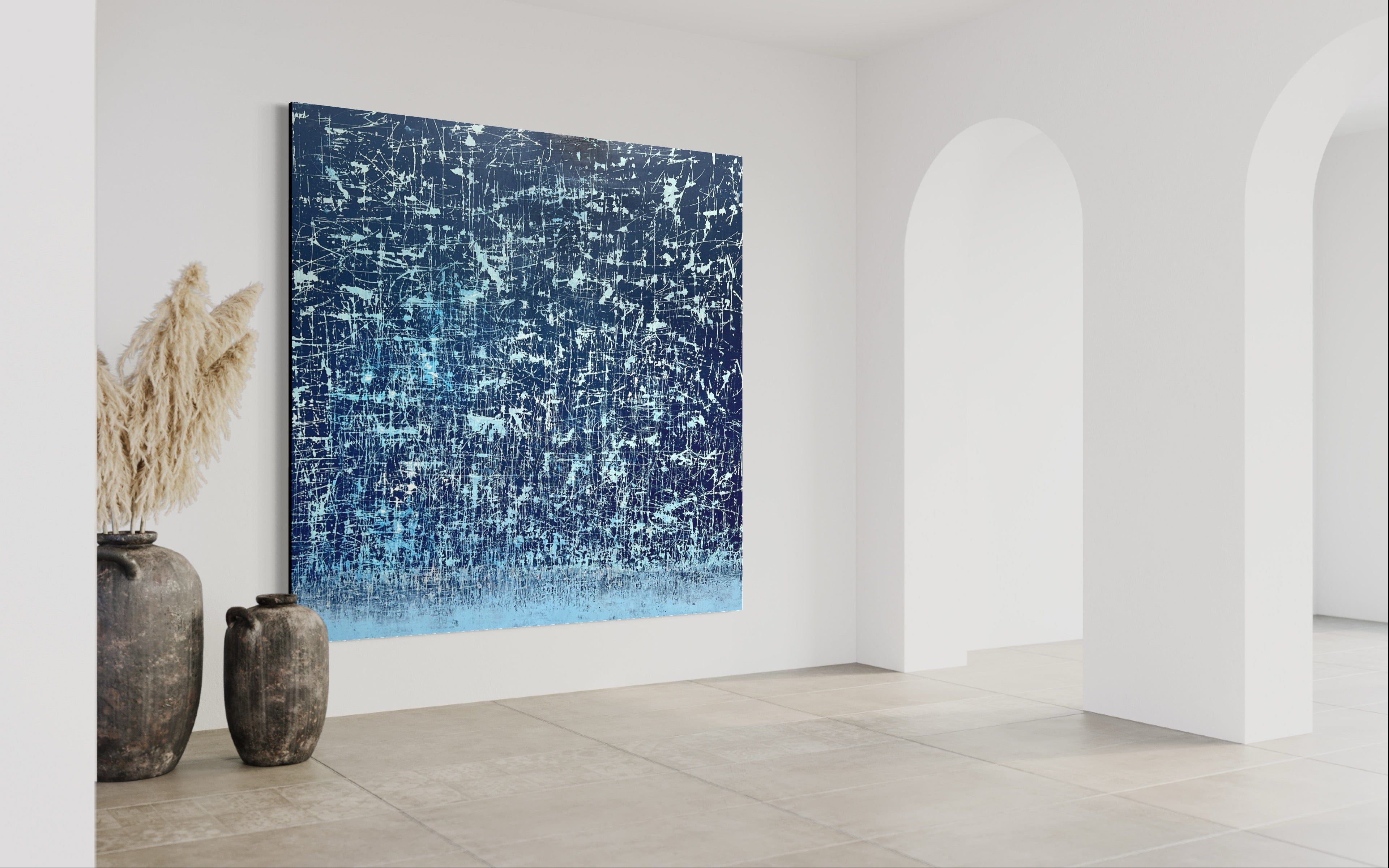 Robert Tillberg Dancing Blues | 68"X68"