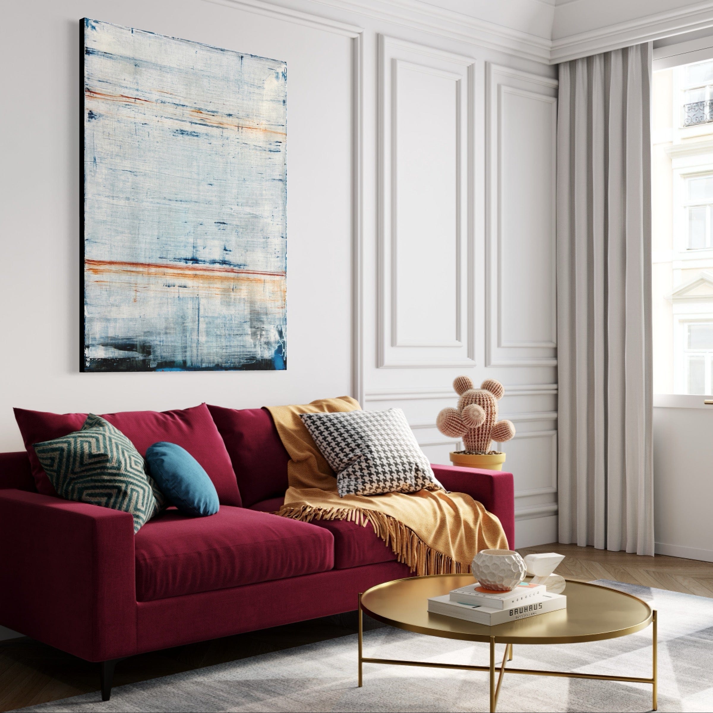 Robert Tillberg Faded Whitewash | 36"x48"
